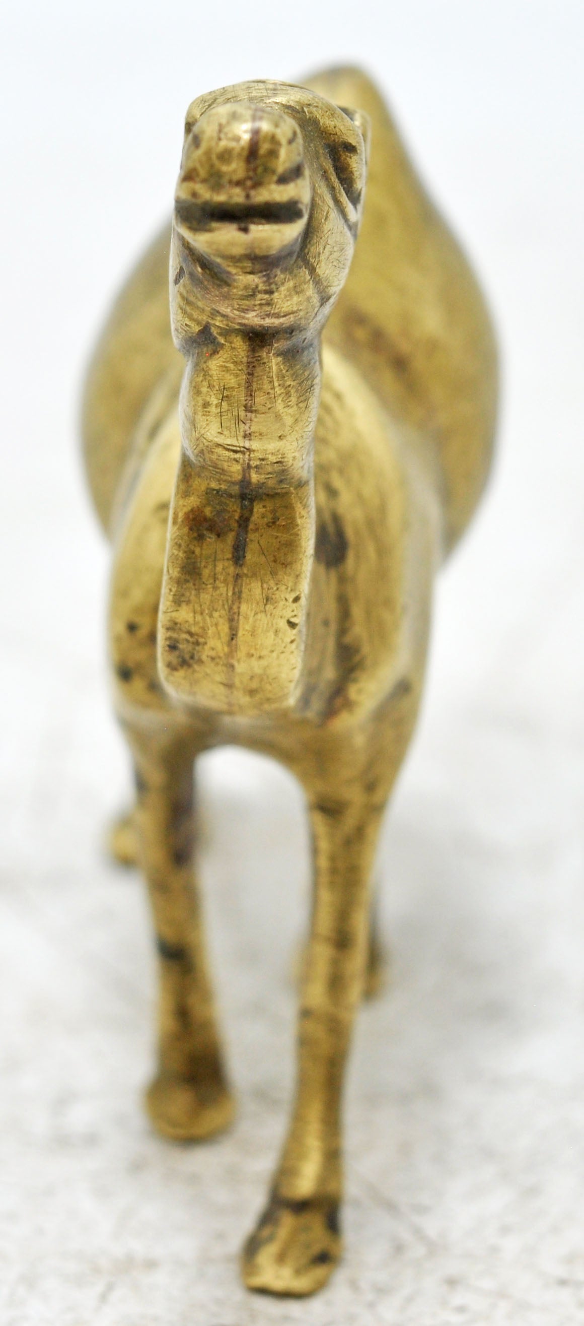 Antique Brass Camel Figurine Original Old Hand Crafted