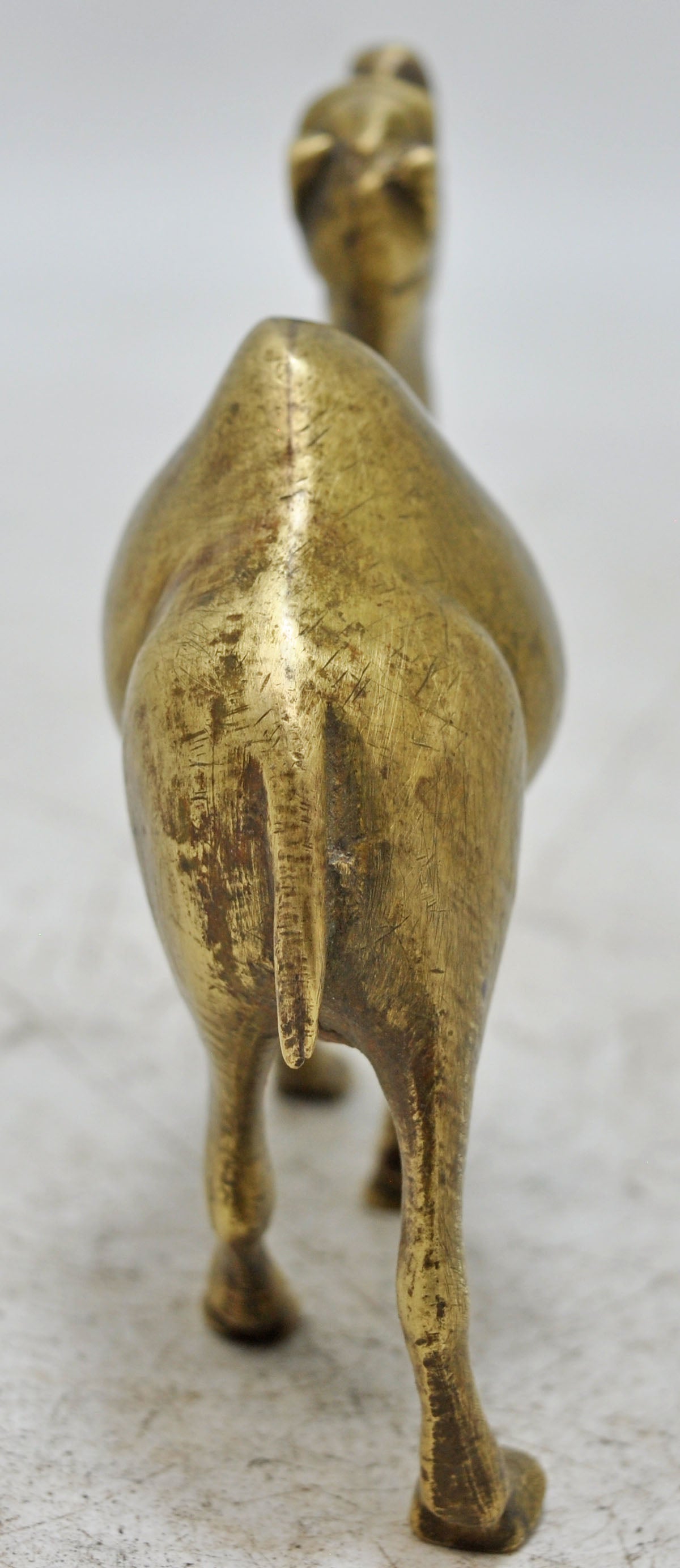 Antique Brass Camel Figurine Original Old Hand Crafted
