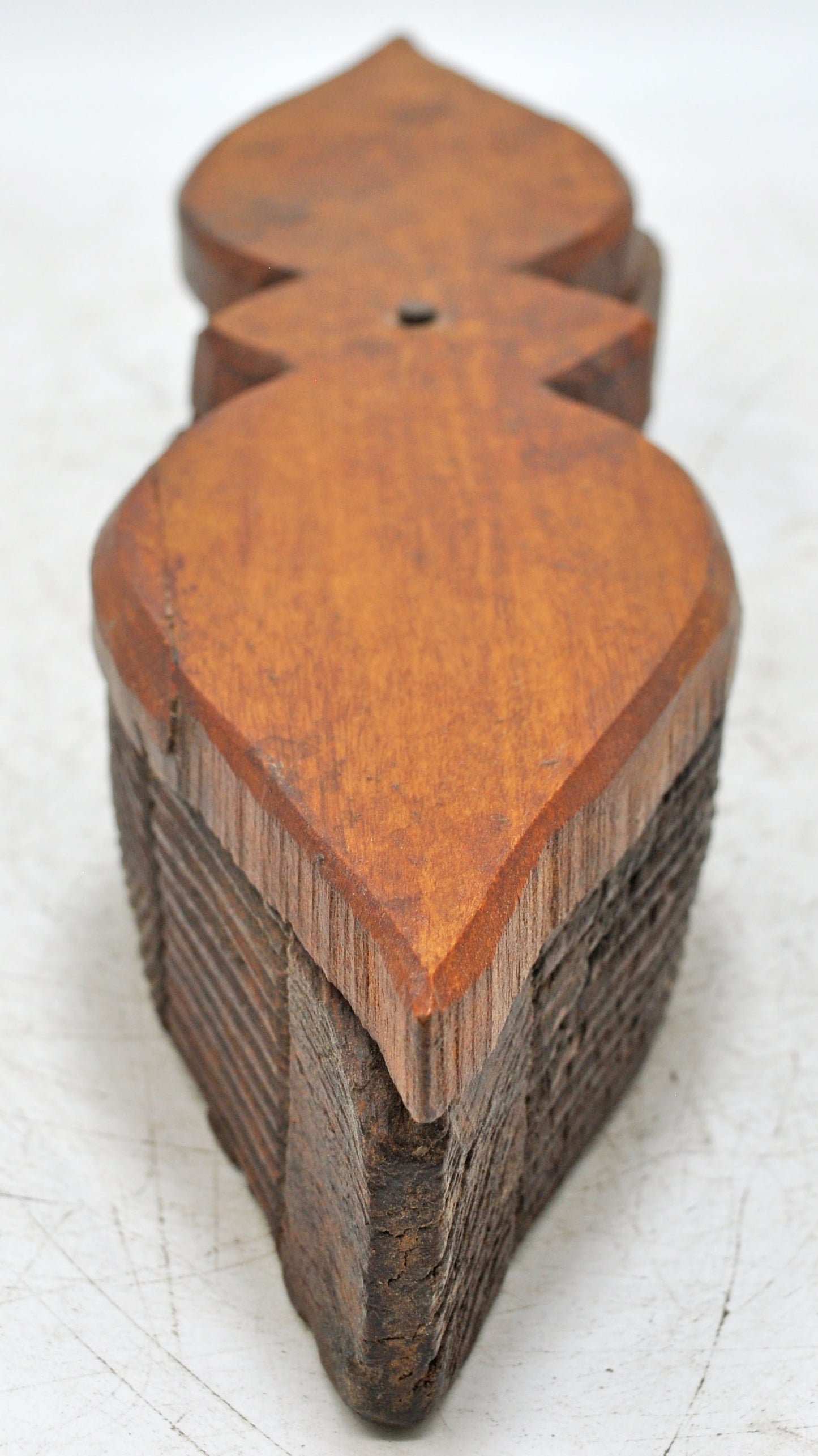 Antique Wooden Kitchenware Spice Box Original Old Hand Carved