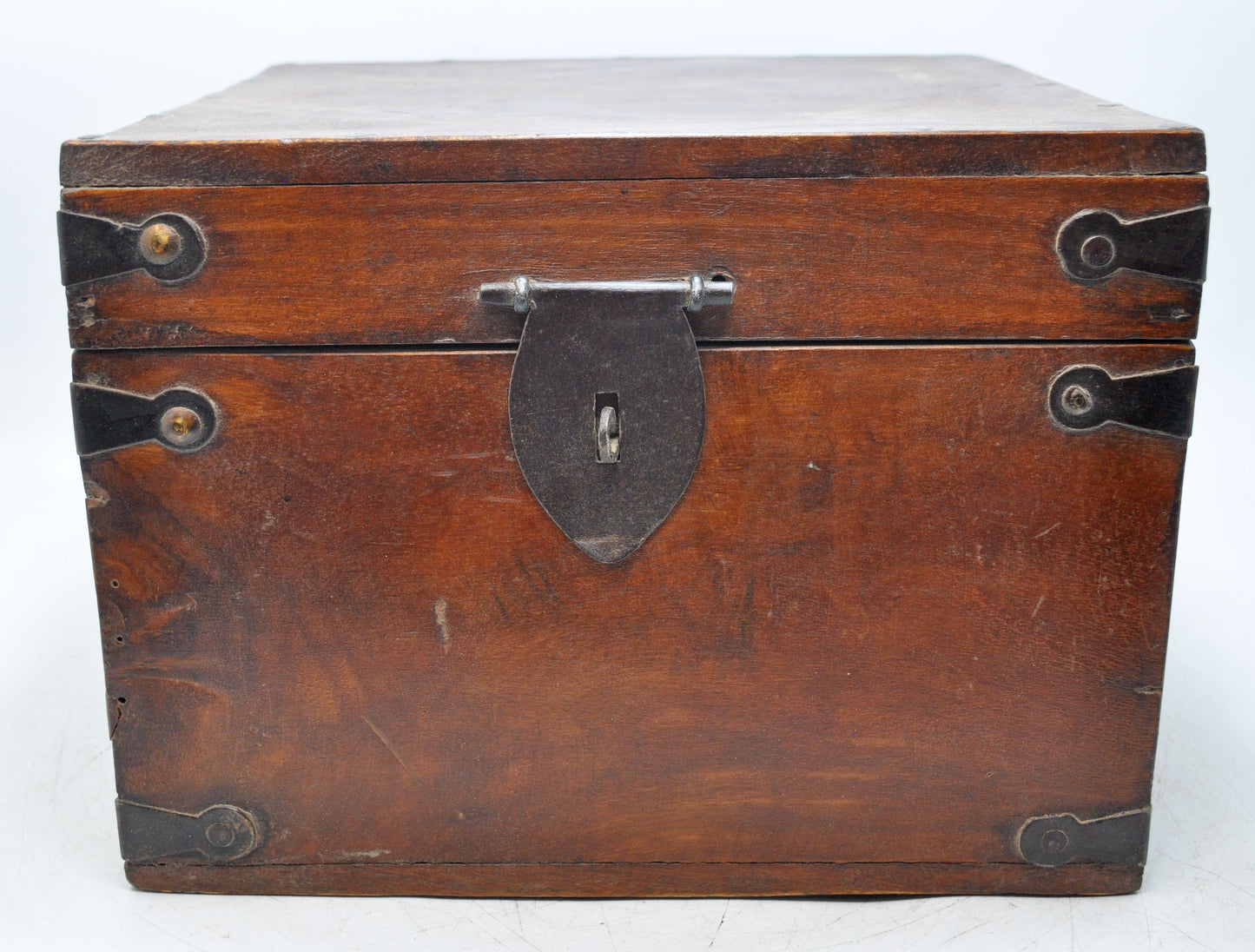 Vintage Wooden Storage Chest Box Original Old Hand Crafted