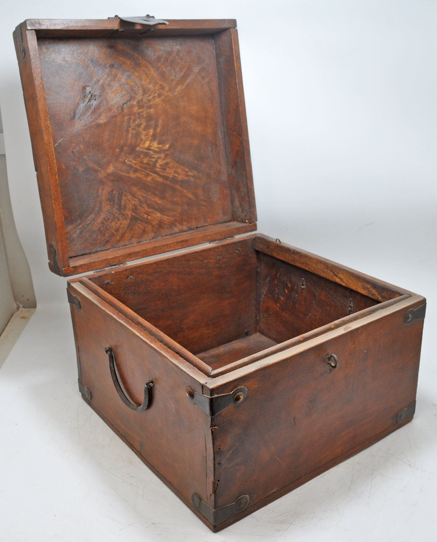 Vintage Wooden Storage Chest Box Original Old Hand Crafted