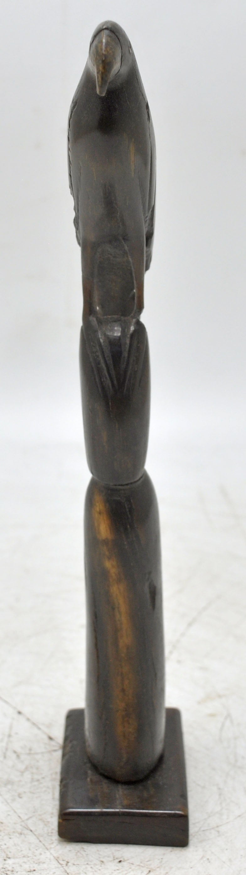 Vintage Fine Parrot Bird Figurine Original Old Hand Carved