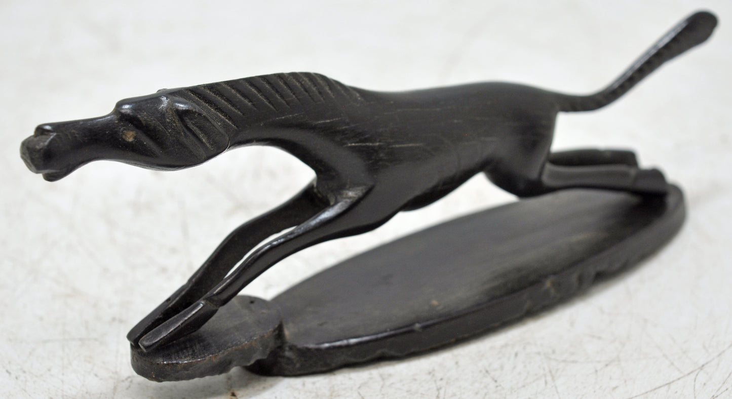 Vintage Very Fine Horse Figurine Original Old Hand Carved