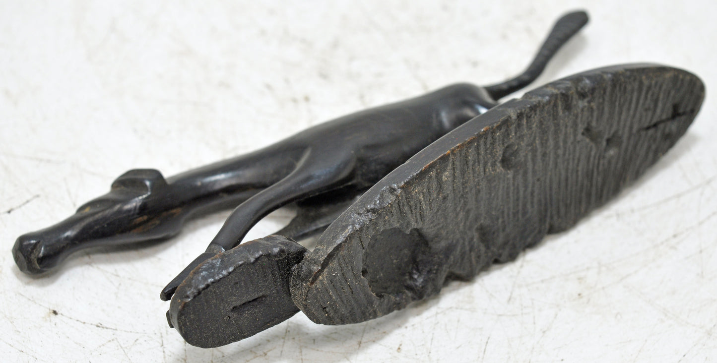Vintage Very Fine Horse Figurine Original Old Hand Carved