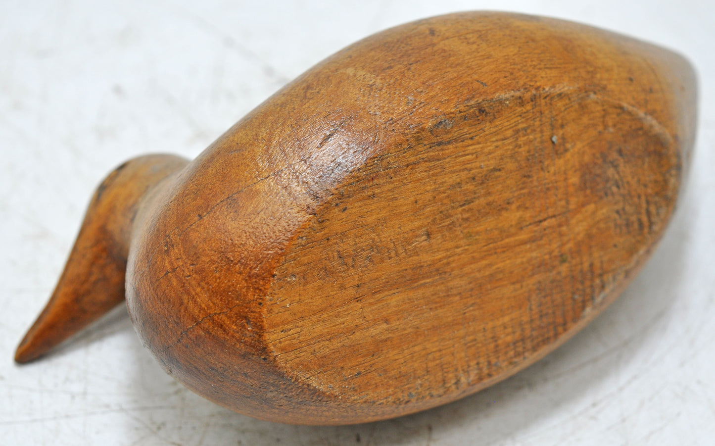 Vintage Wooden Bird Figurine Original Old Fine Hand Carved