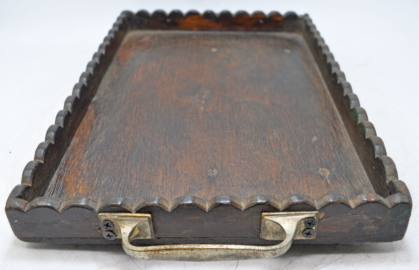 Antique Wooden Kitchenware Serving Tray Original Old Hand Crafted