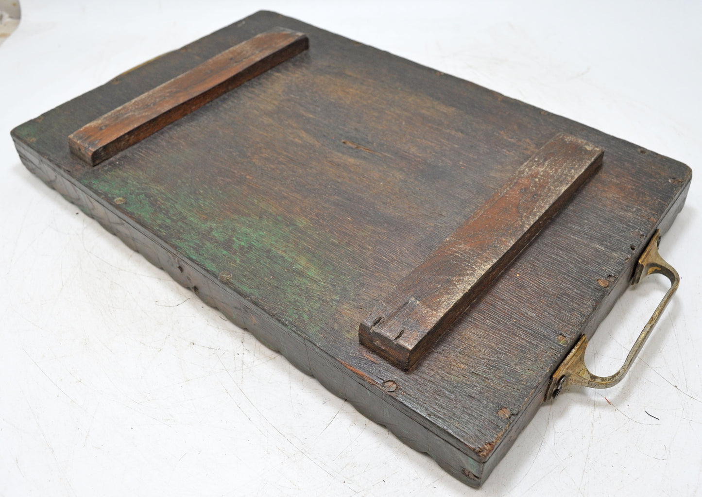 Antique Wooden Kitchenware Serving Tray Original Old Hand Crafted