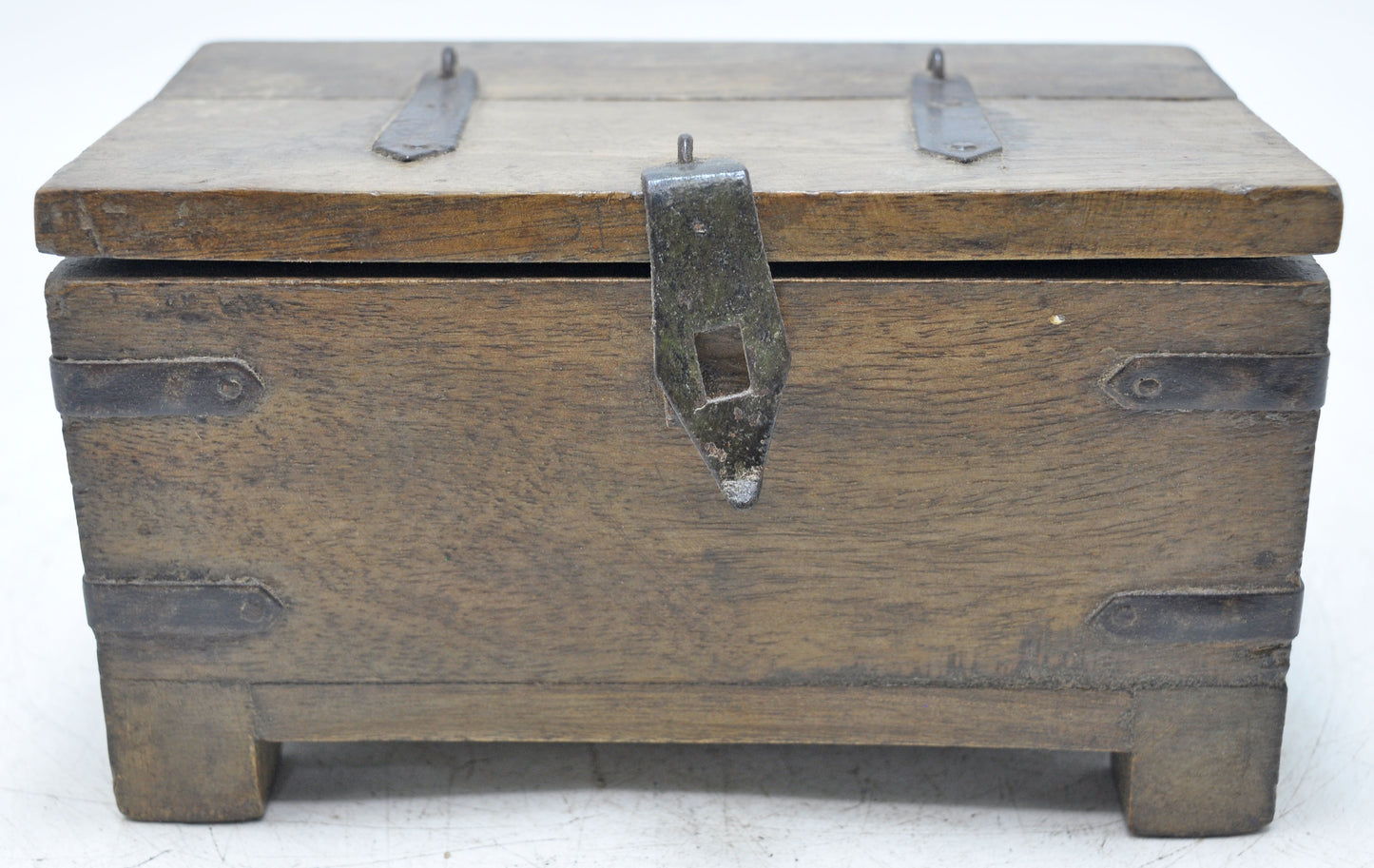 Vintage Wooden Small Storage Box Original Old Hand Crafted