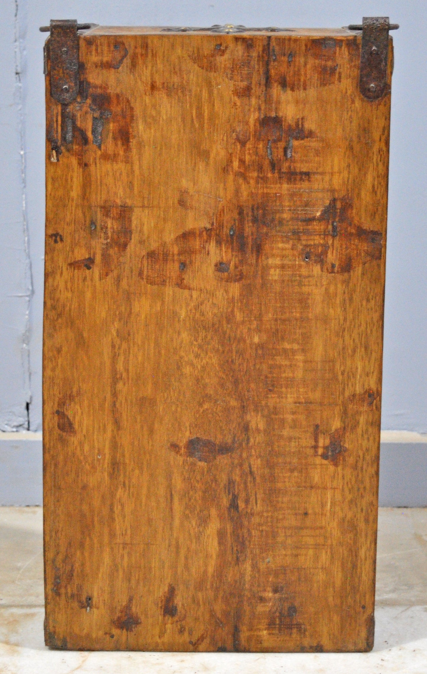 Antique Wooden Wall Hanging Small Cabinet Original Old Hand Crafted
