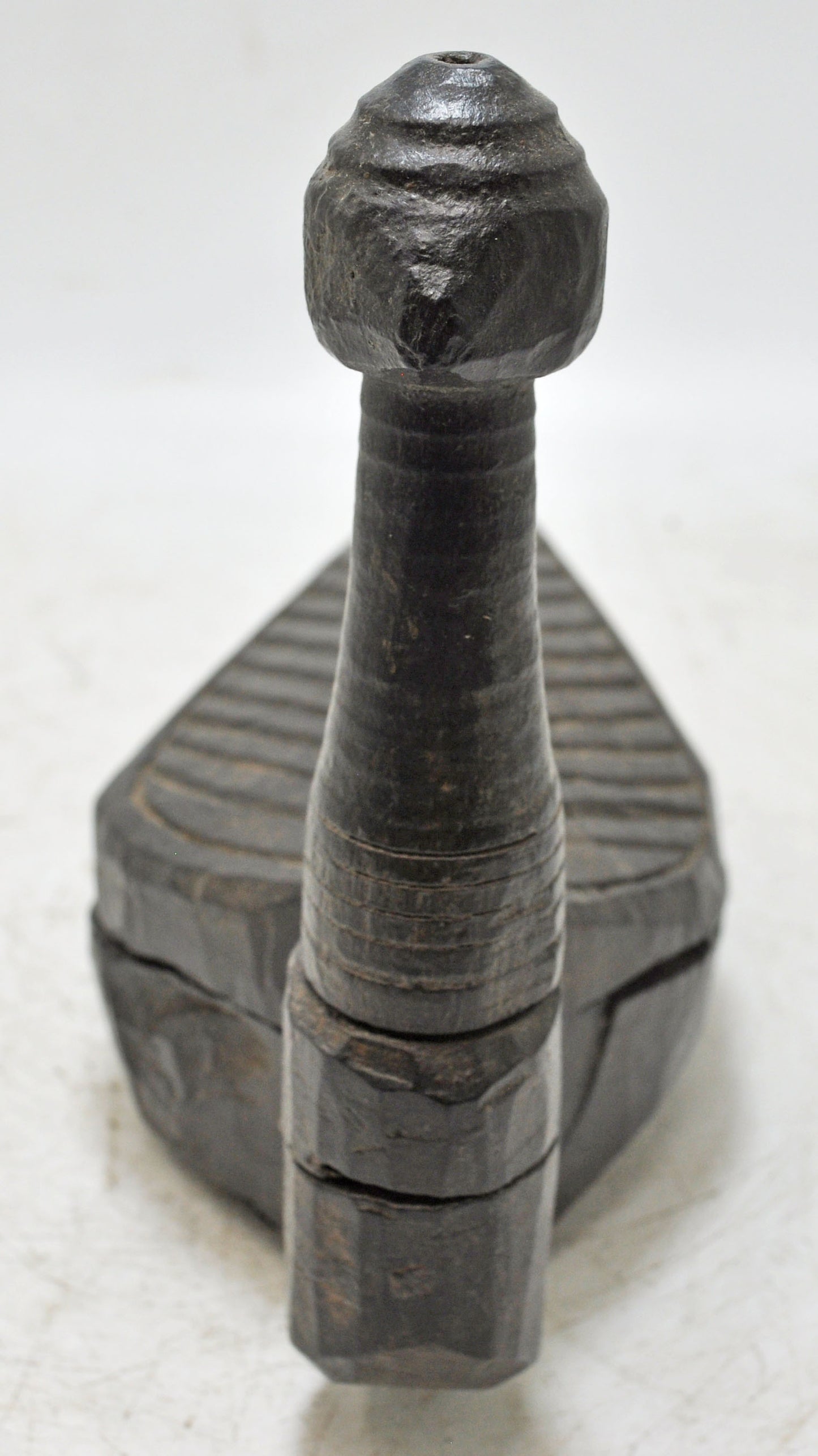 Antique Wooden Kitchenware Spice Box Original Old Hand Carved