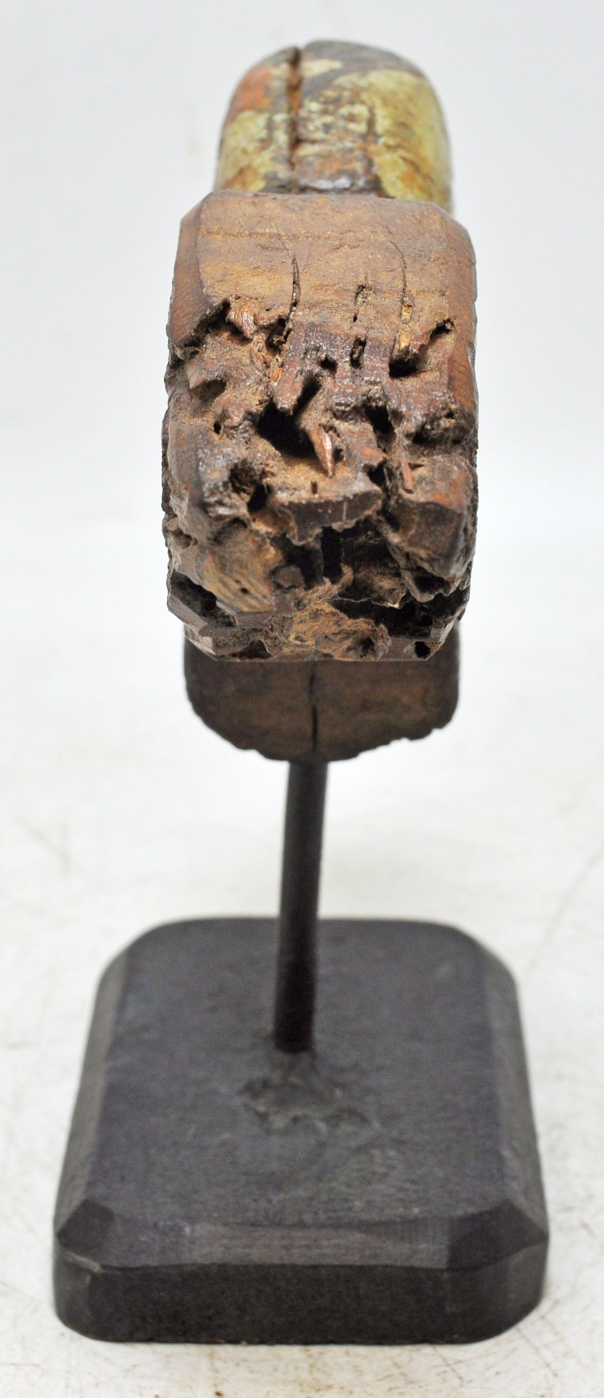 Antique Wooden Horse Head Figurine Original Old Fine Hand Carved