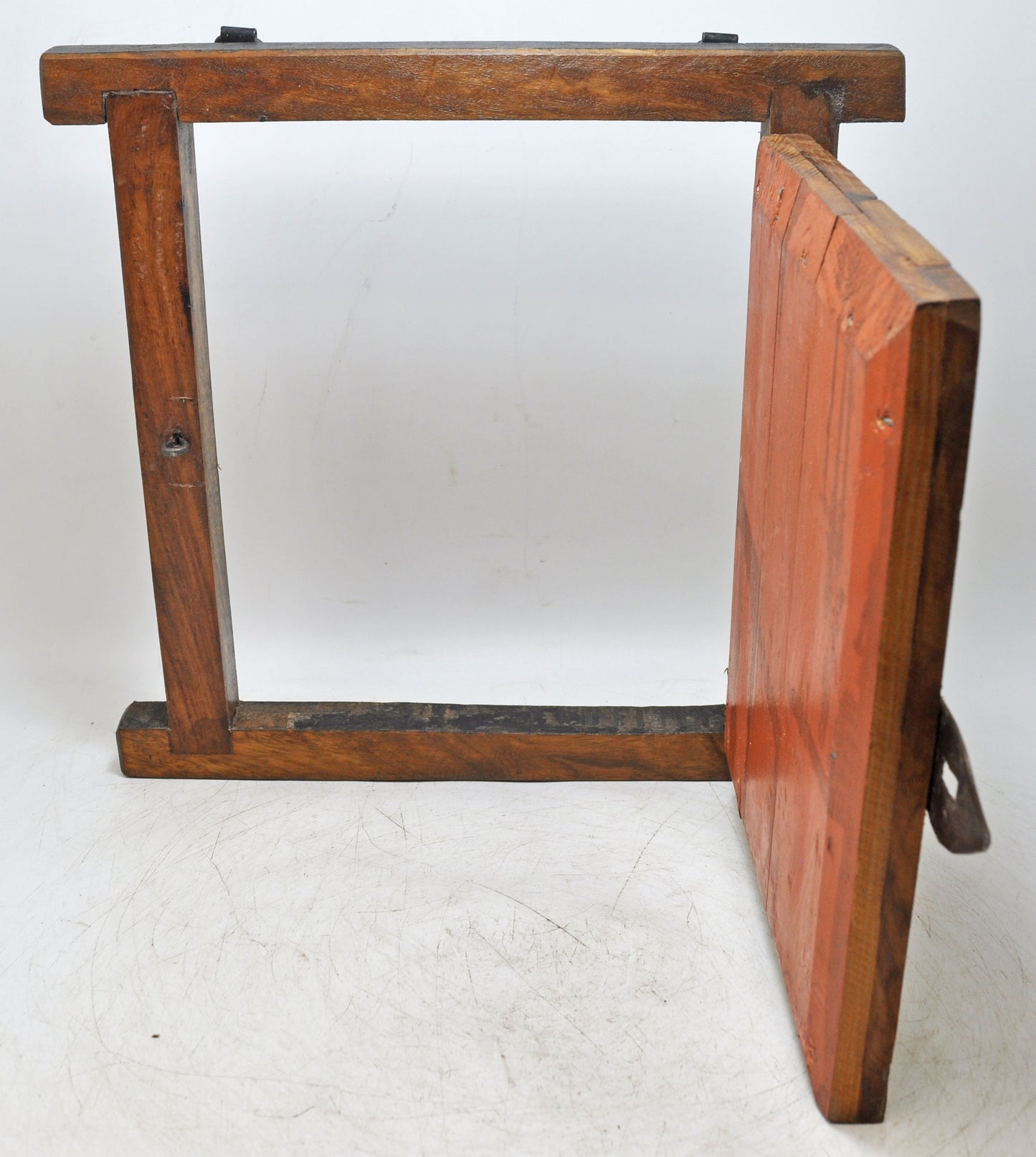 Antique Wooden Wall Décor Window Panel Frame Original Old Hand Crafted