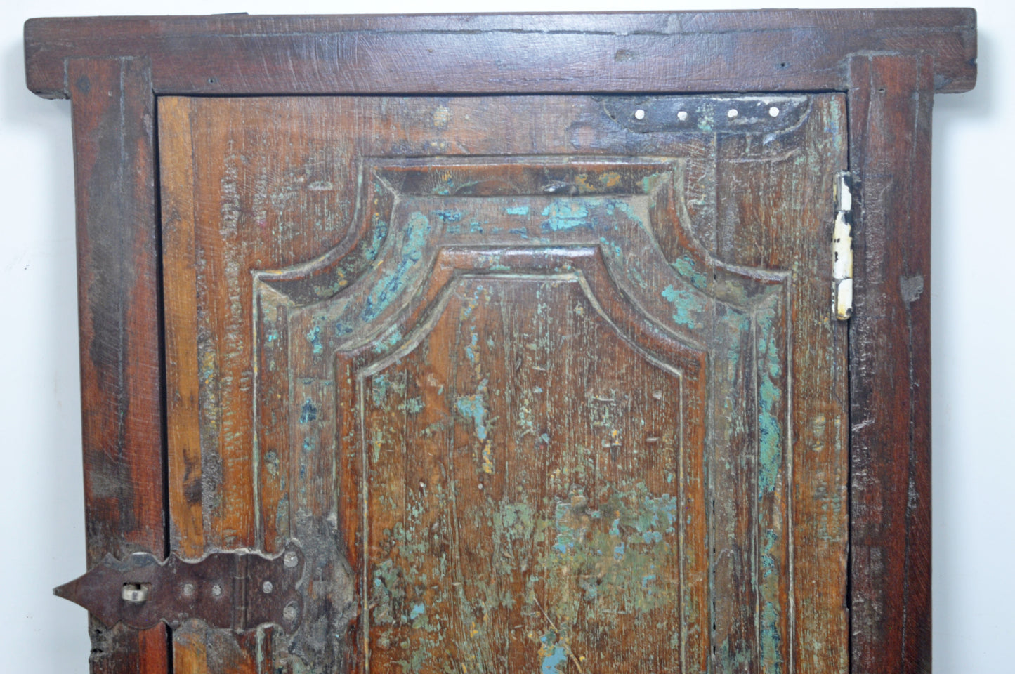 Antique Wooden Wall Décor Window Panel With Frame Original Old Hand Crafted