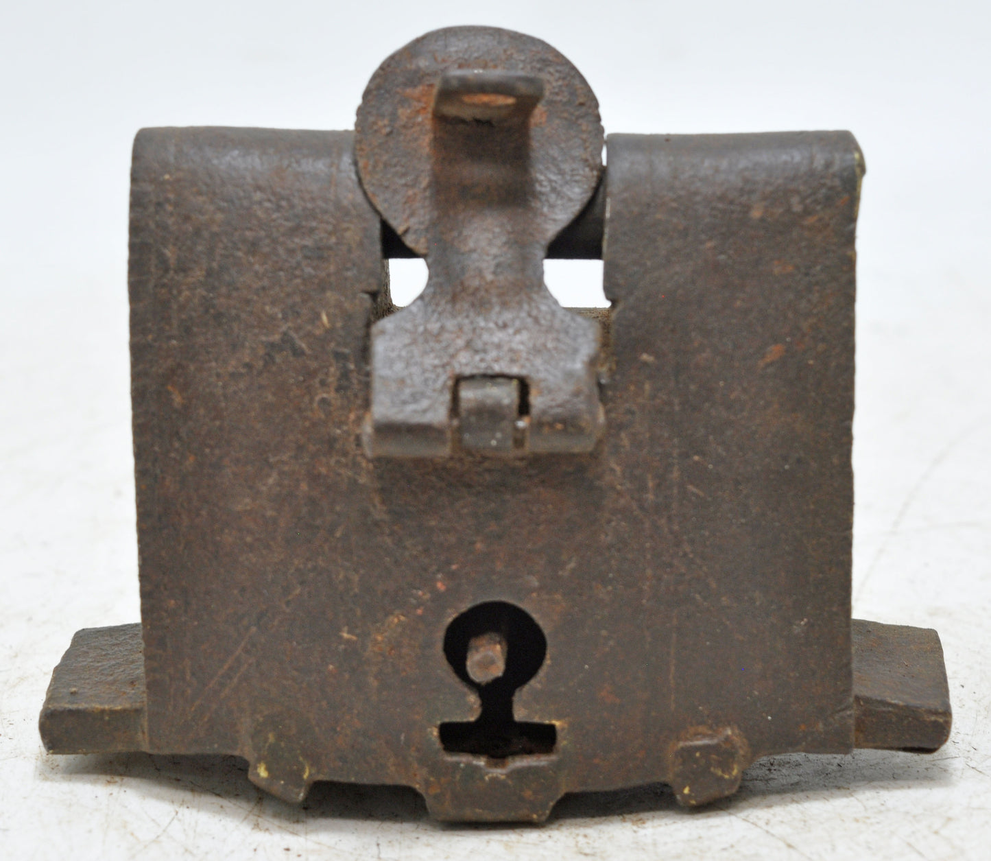 Antique Iron Rare Tricky Pad Lock Original Old Fine Hand Crafted Engraved Working 2 Keys