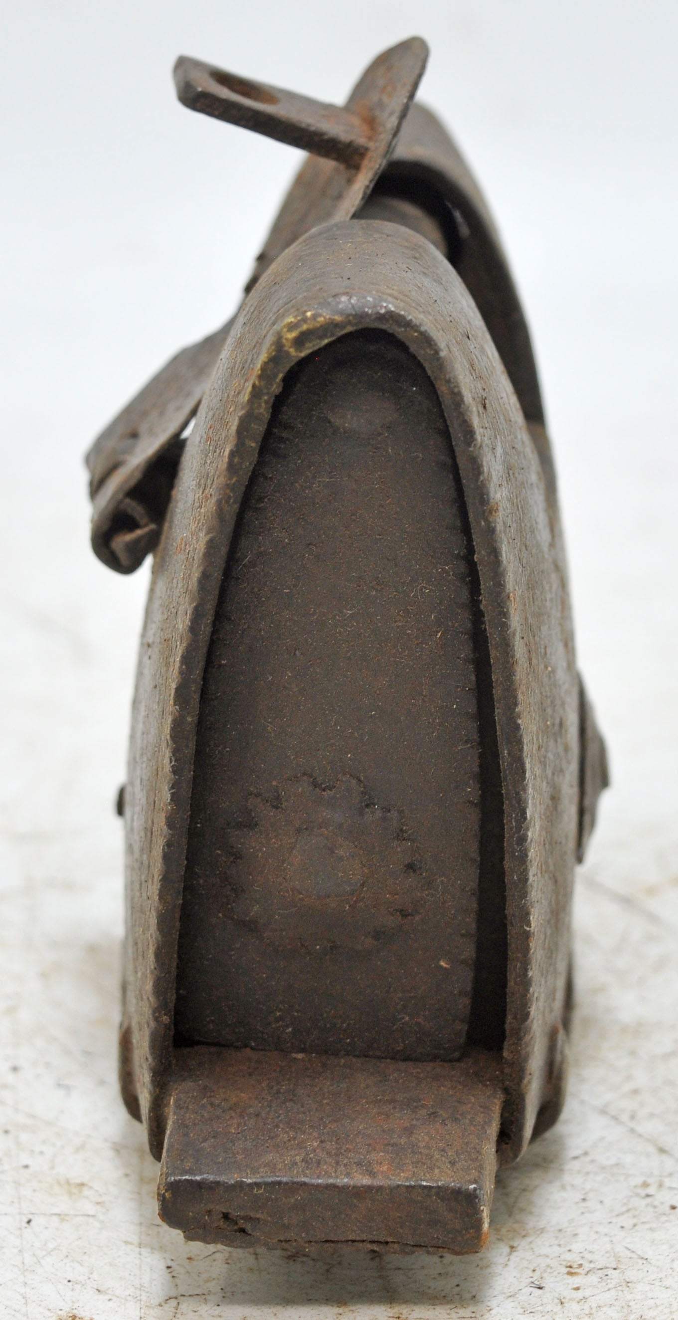 Antique Iron Rare Tricky Pad Lock Original Old Fine Hand Crafted Engraved Working 2 Keys
