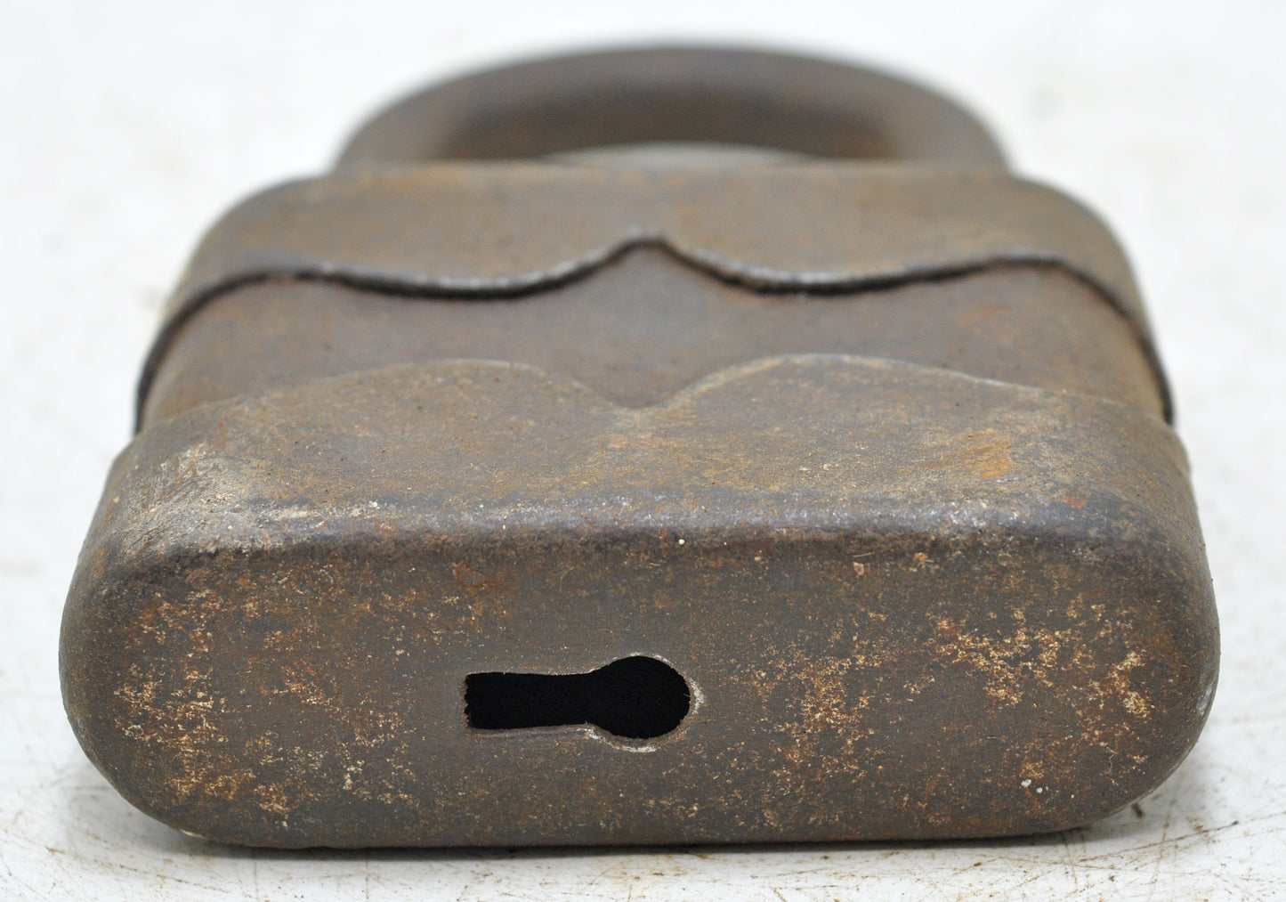 Antique Iron Large Size Pad Lock With Key Original Old Hand Crafted Working