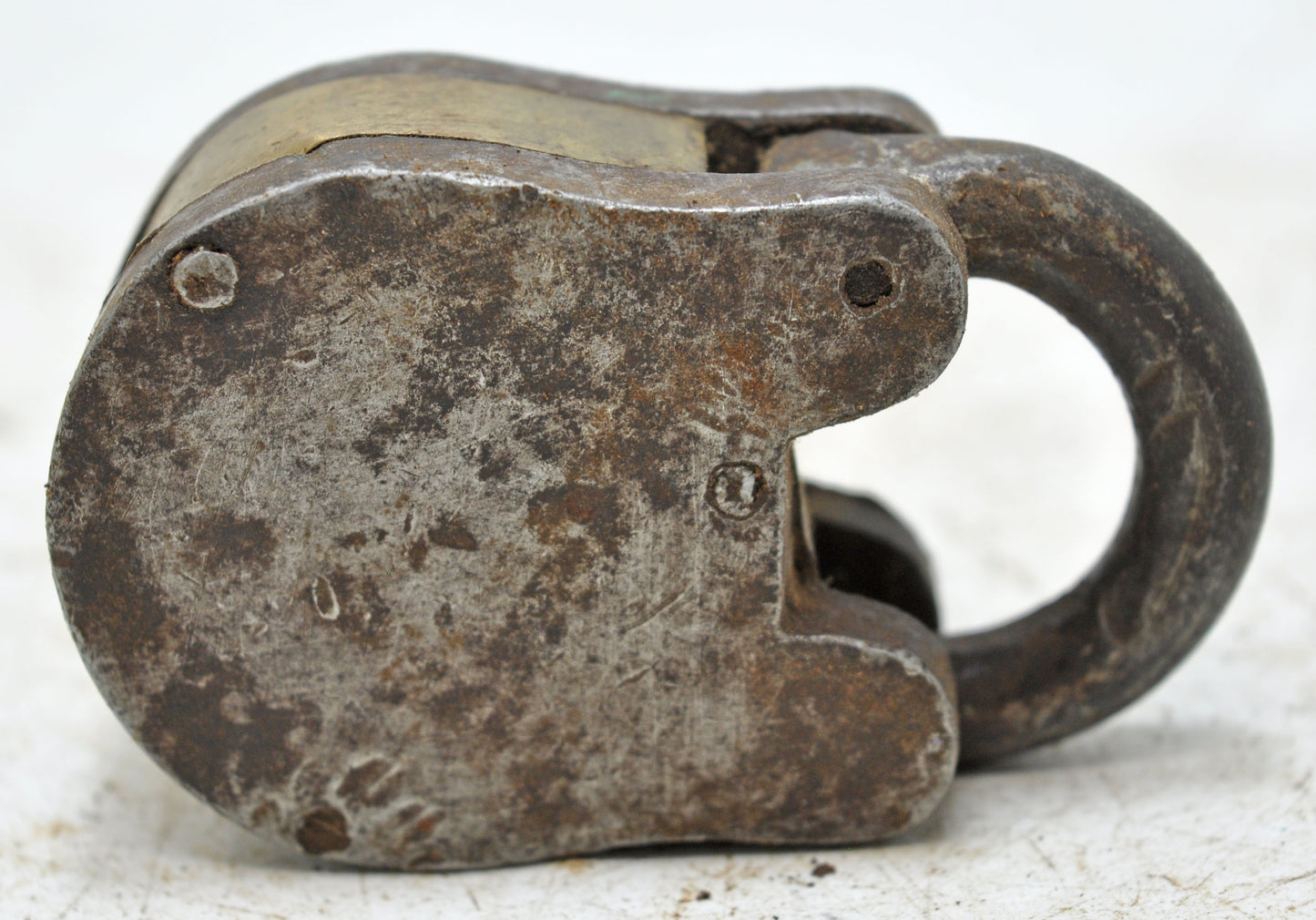 Antique Iron Levers System Pad Lock With Key Original Old Hand Crafted Working