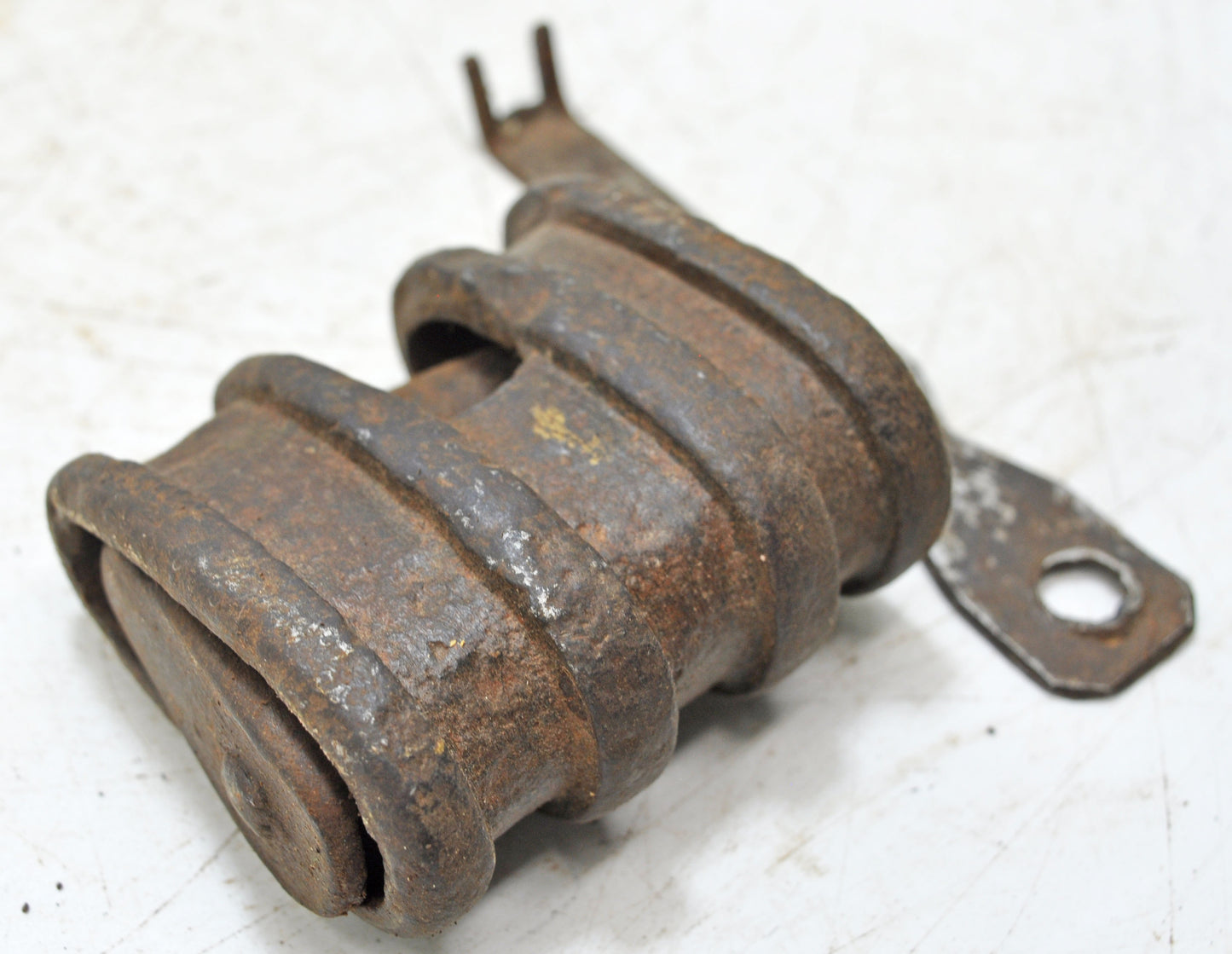 Antique Iron Large Strip System Pad Lock Original Old Hand Crafted Engraved Working
