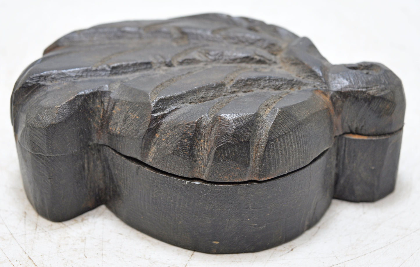 Vintage Wooden Kum Kum Powder Tika Box Original Old Hand Carved