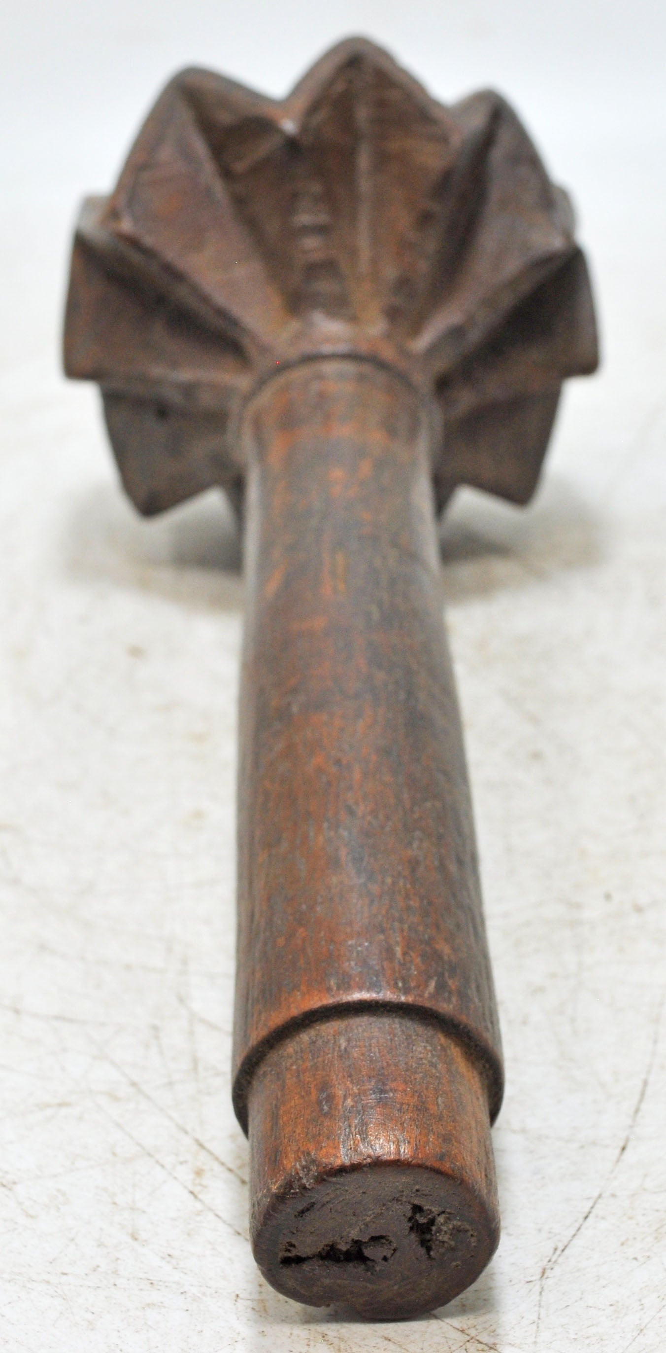 Antique Wooden Kitchenware Churning Stick Original Old Hand Carved