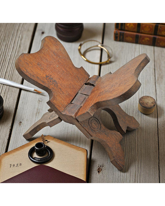 Antique Wooden Holy Quran Book Stand Original Old Hand Carved