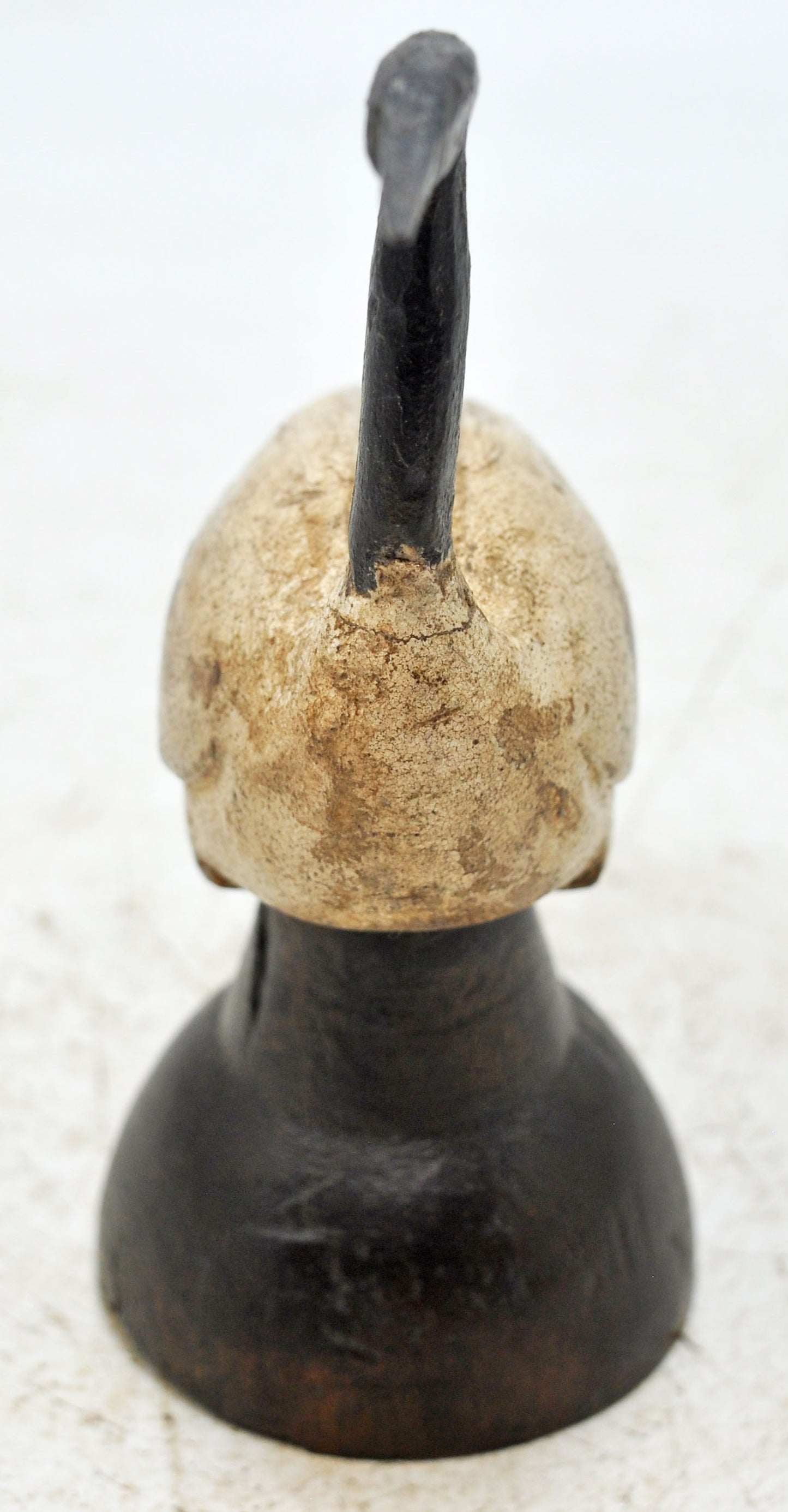 Vintage Wooden Bird Figurine Original Old Hand Carved