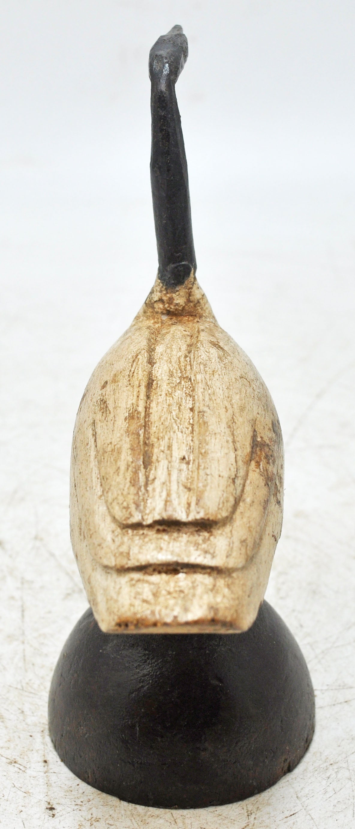 Vintage Wooden Bird Figurine Original Old Hand Carved