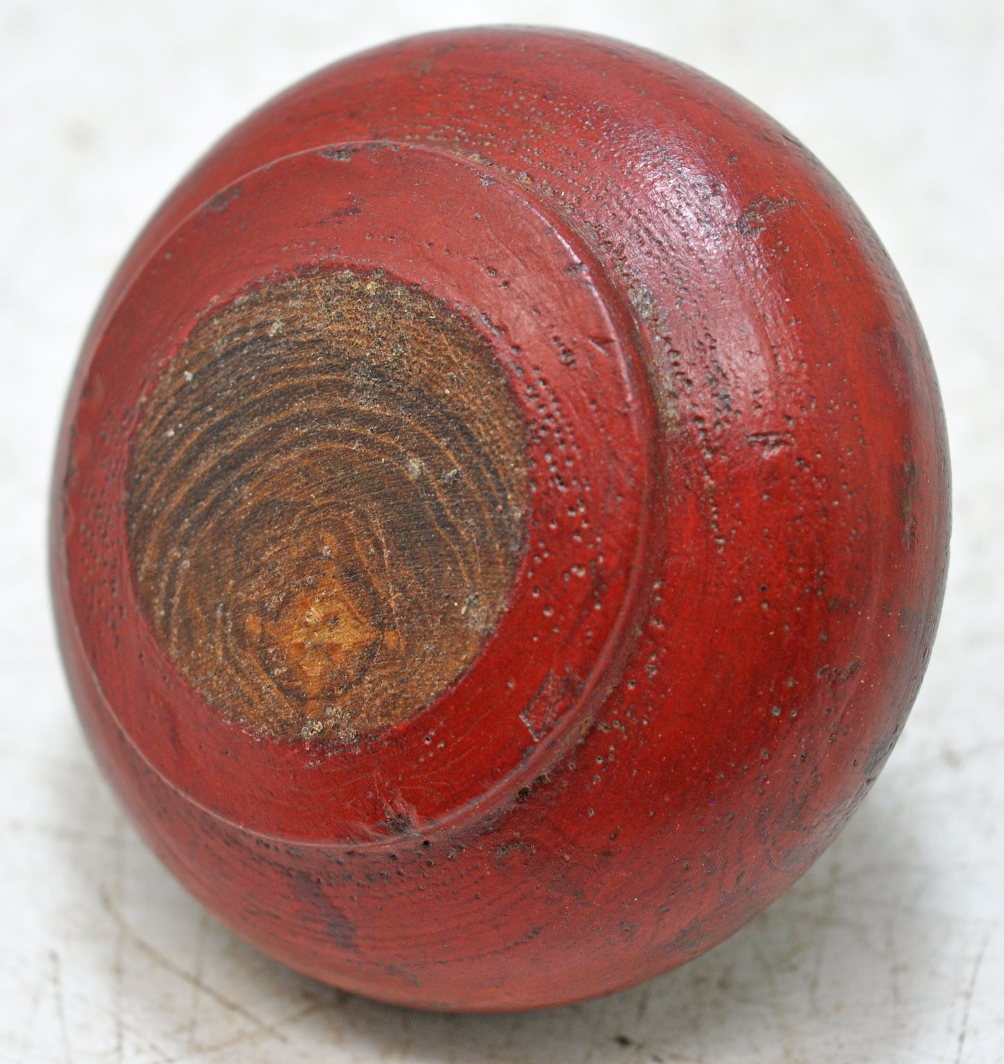 Antique Wooden Small Kum Kum Powder Tika Box Original Old Hand Carved