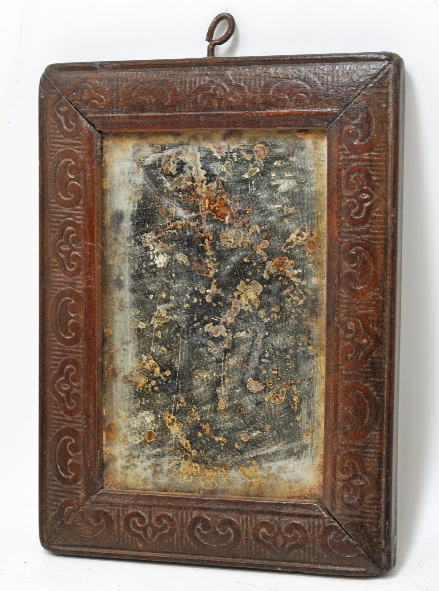 Antique Wooden Mirror Frame Original Old Hand Crafted