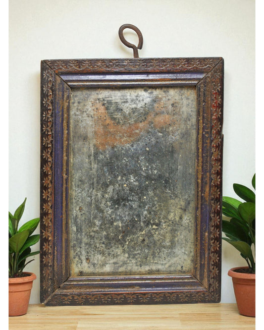 Antique Wooden Mirror Frame Original Old Hand Crafted