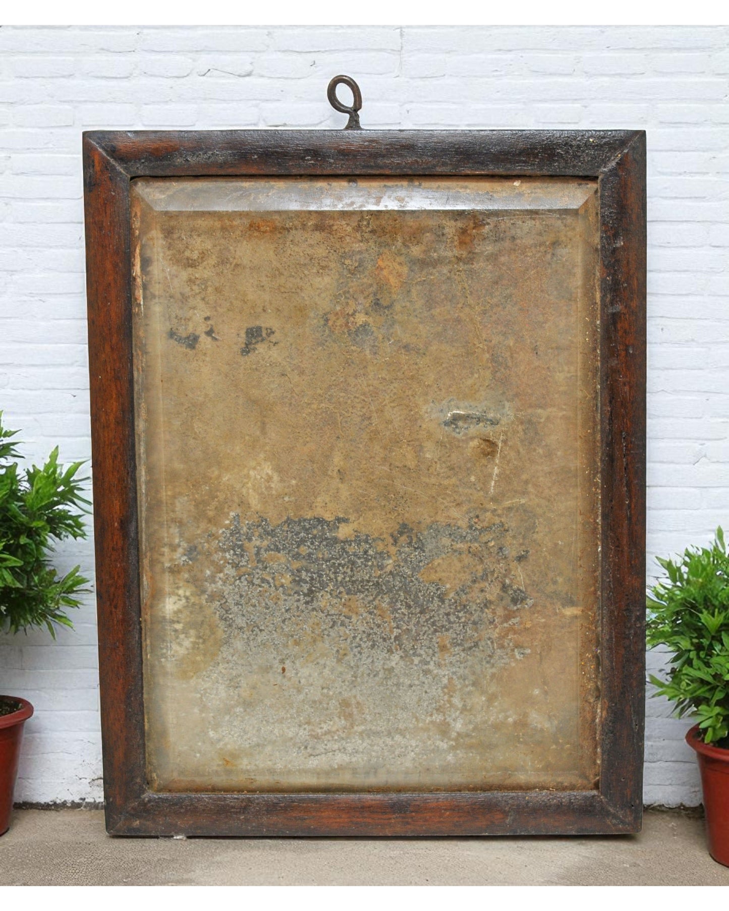Antique Wooden Mirror Frame Original Old Hand Crafted