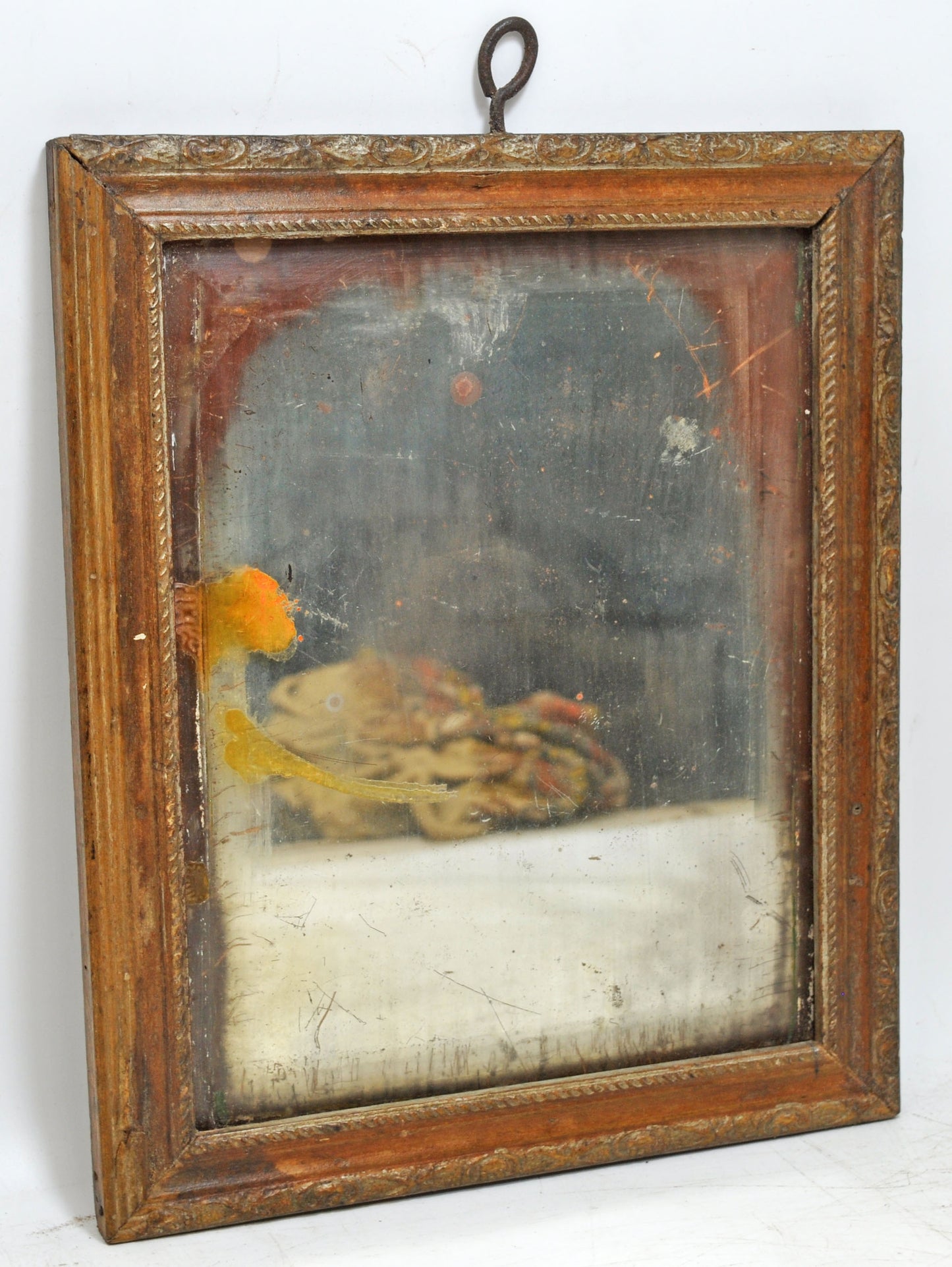 Antique Wooden Mirror Frame Original Old Hand Crafted