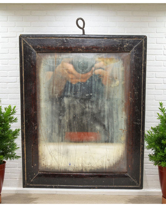 Antique Wooden Mirror Frame Original Old Hand Crafted