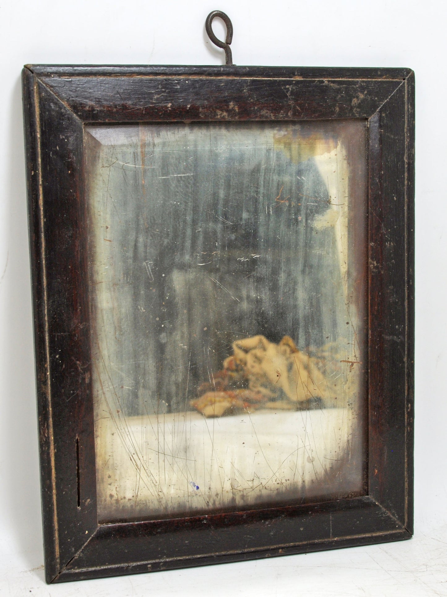 Antique Wooden Mirror Frame Original Old Hand Crafted