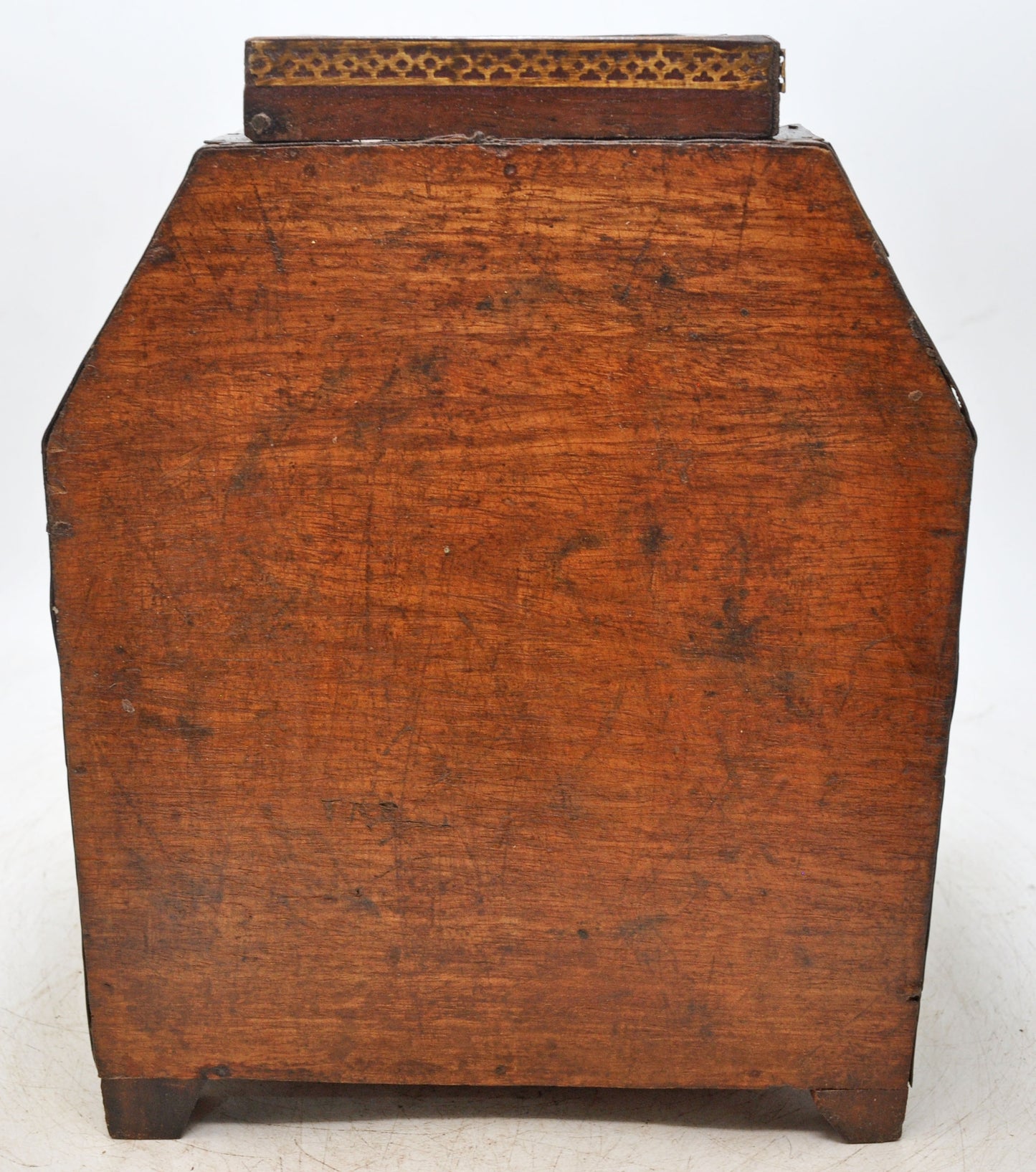 Antique Wooden Drawers Storage Chest Box Original Old Hand Crafted Metal Fitted