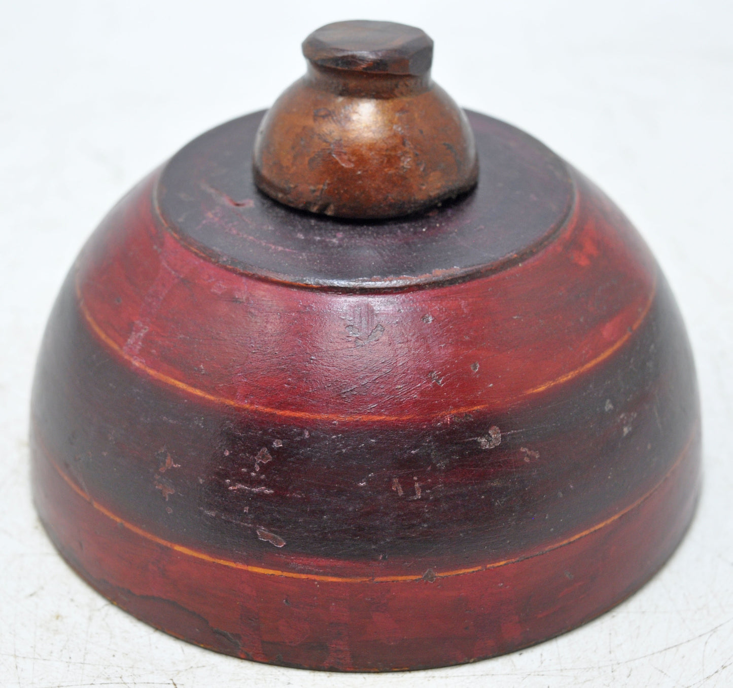 Vintage Wooden Kum Kum Powder Tika Box Original Old Hand Carved