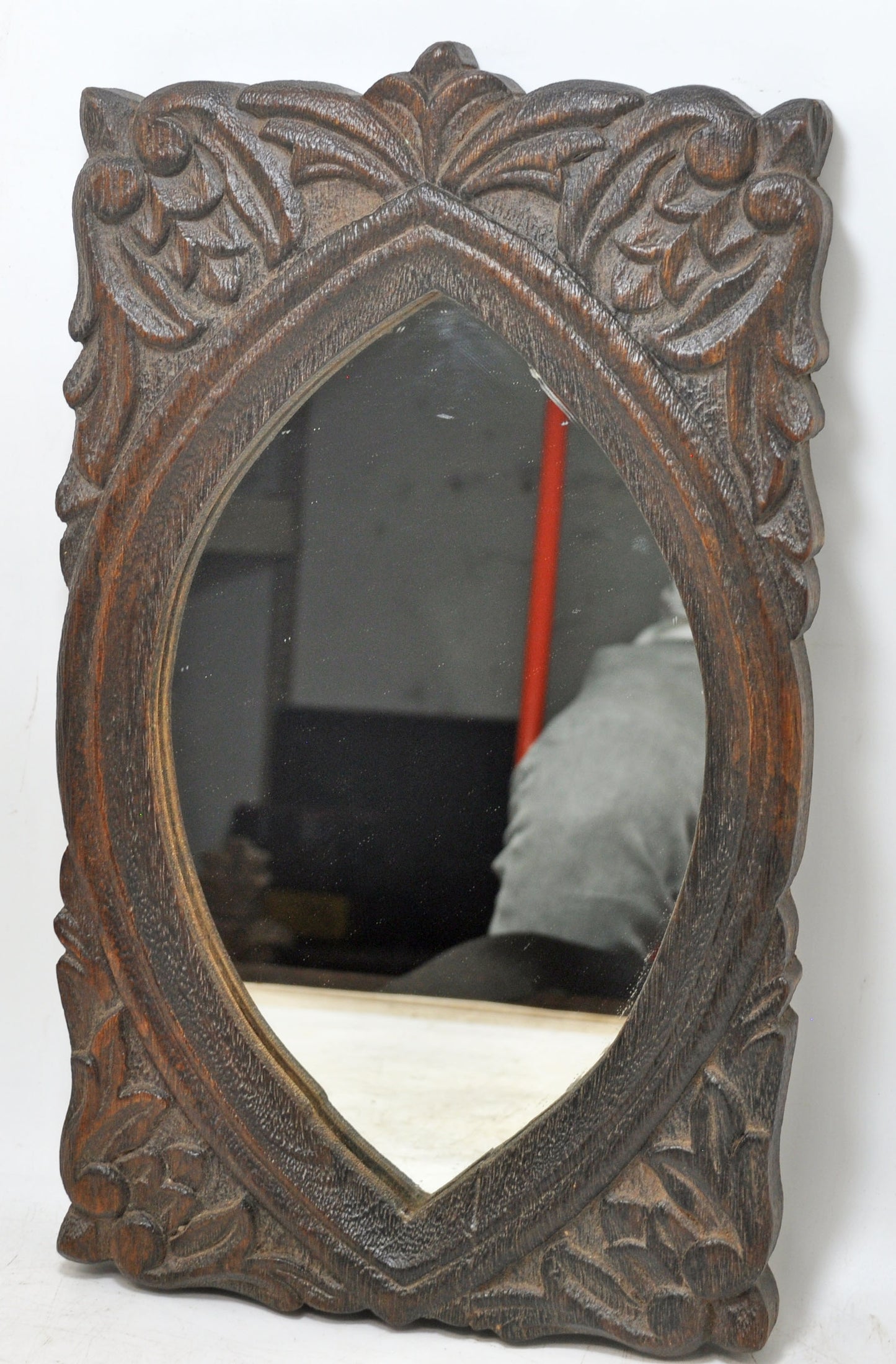 Hand Carved Wooden Wall Décor Mirror Frame Fine Details