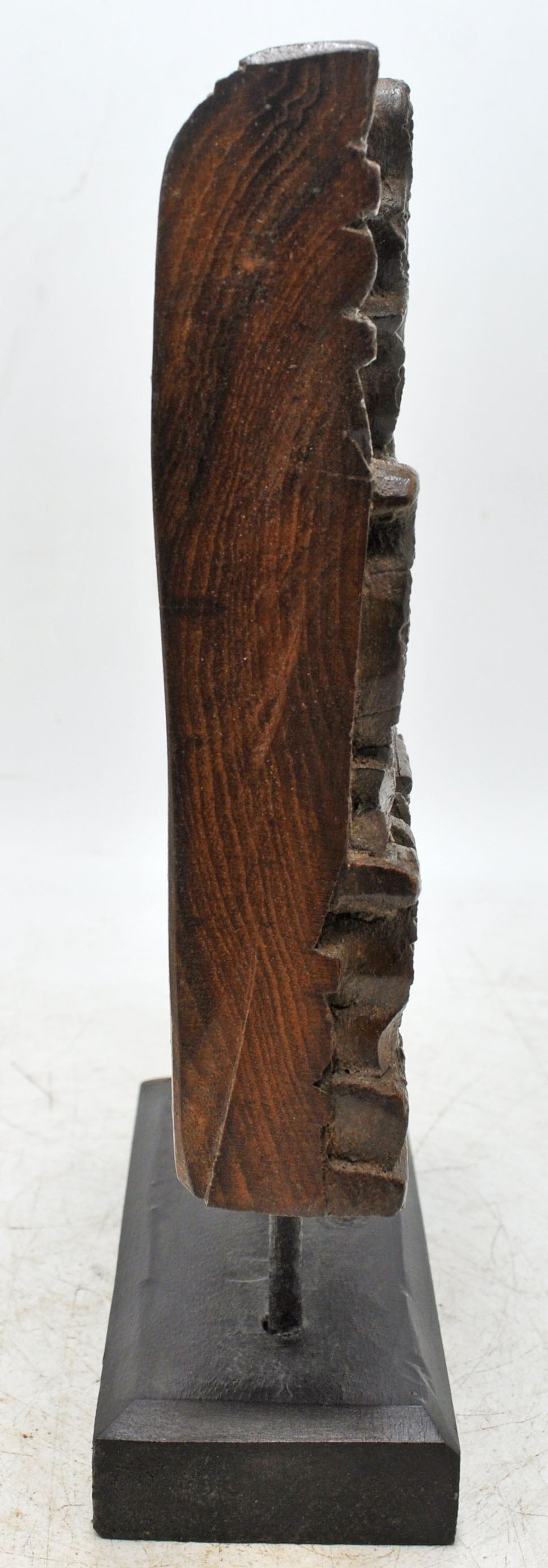 Antique Wooden Floral Carving Panel Plaque Original Old Fine Hand Carved