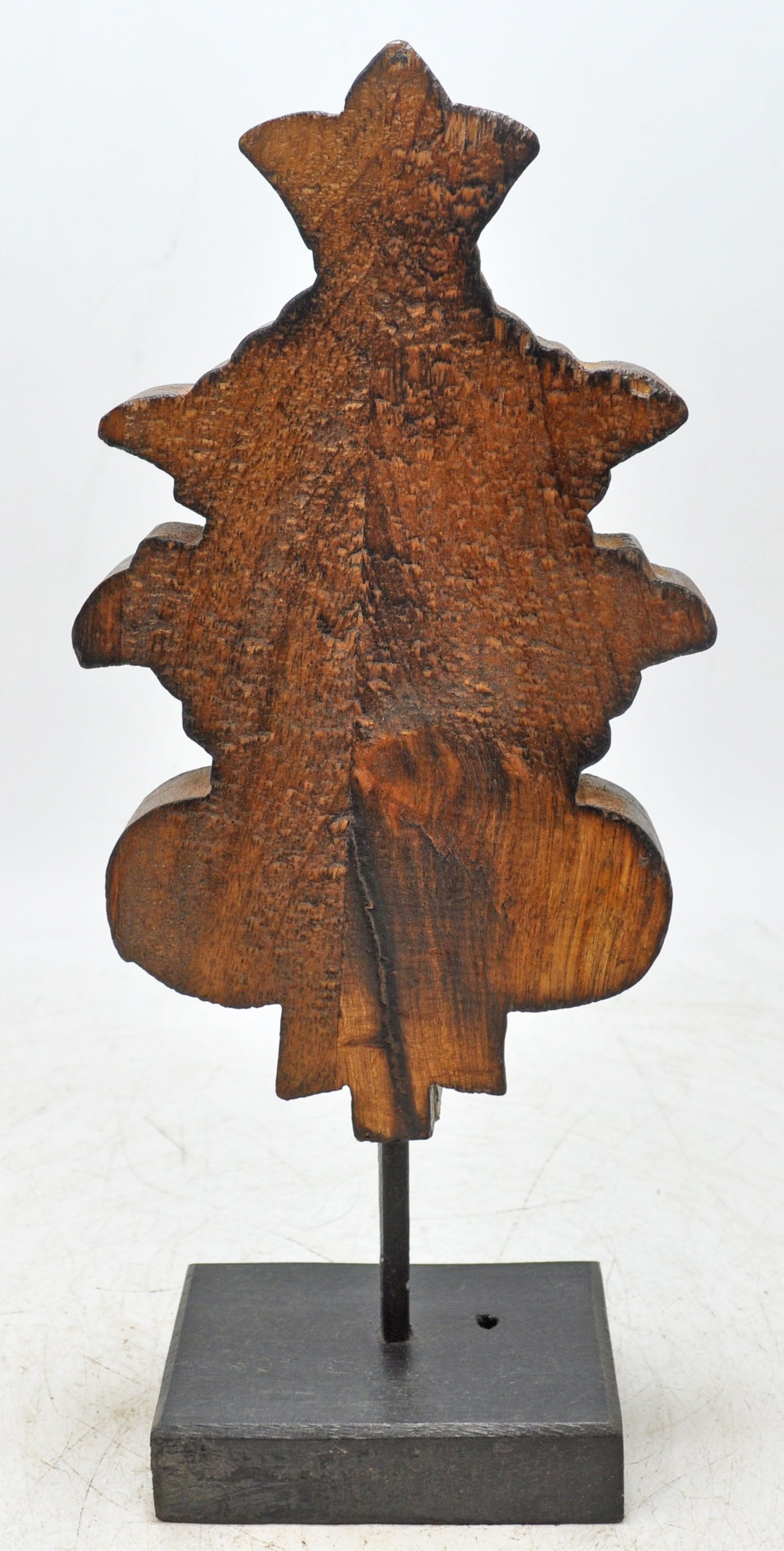 Hand Carved Wooden Flower Carving Panel Plaque on Stand