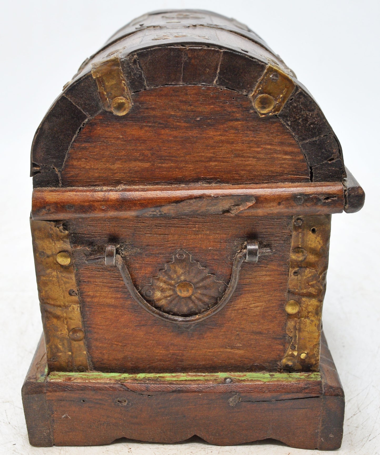 Vintage Wooden Small Storage Box With Drawer Original Old Hand Crafted