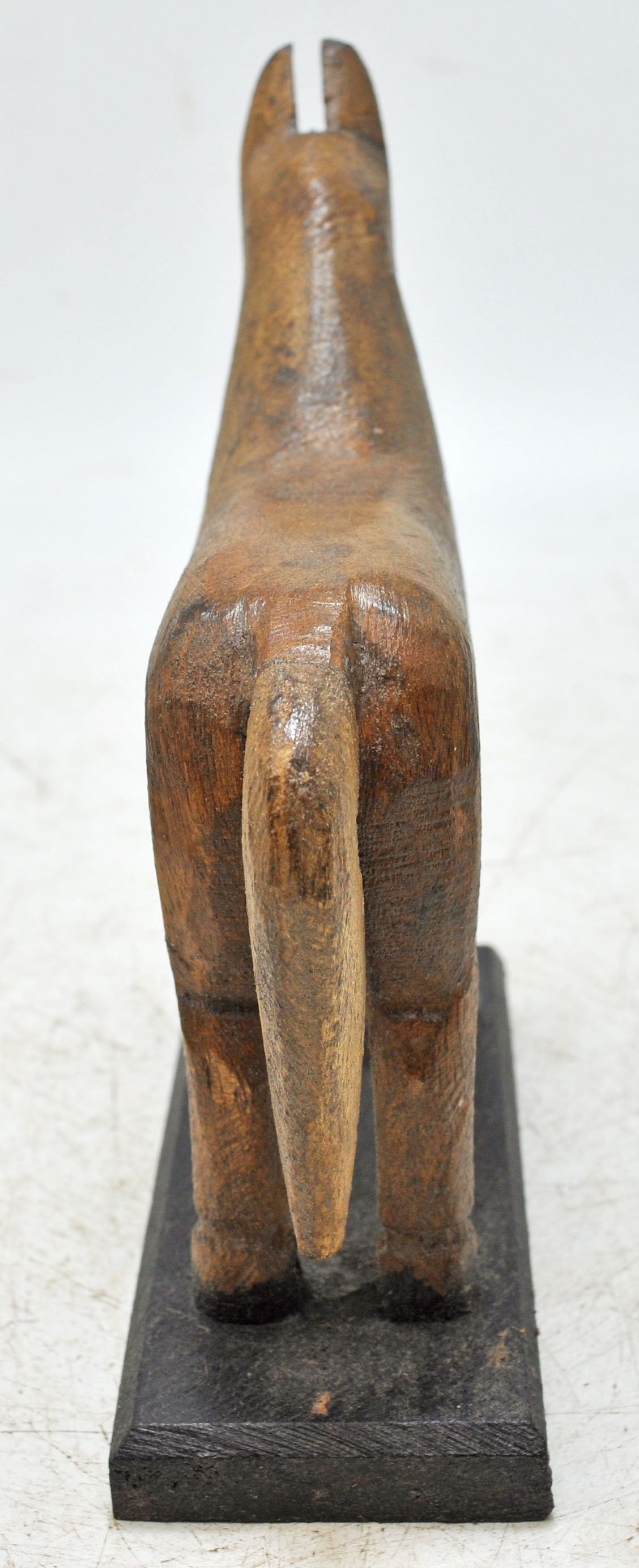 Vintage Wooden Small Horse Figurine Original Old Hand Carved