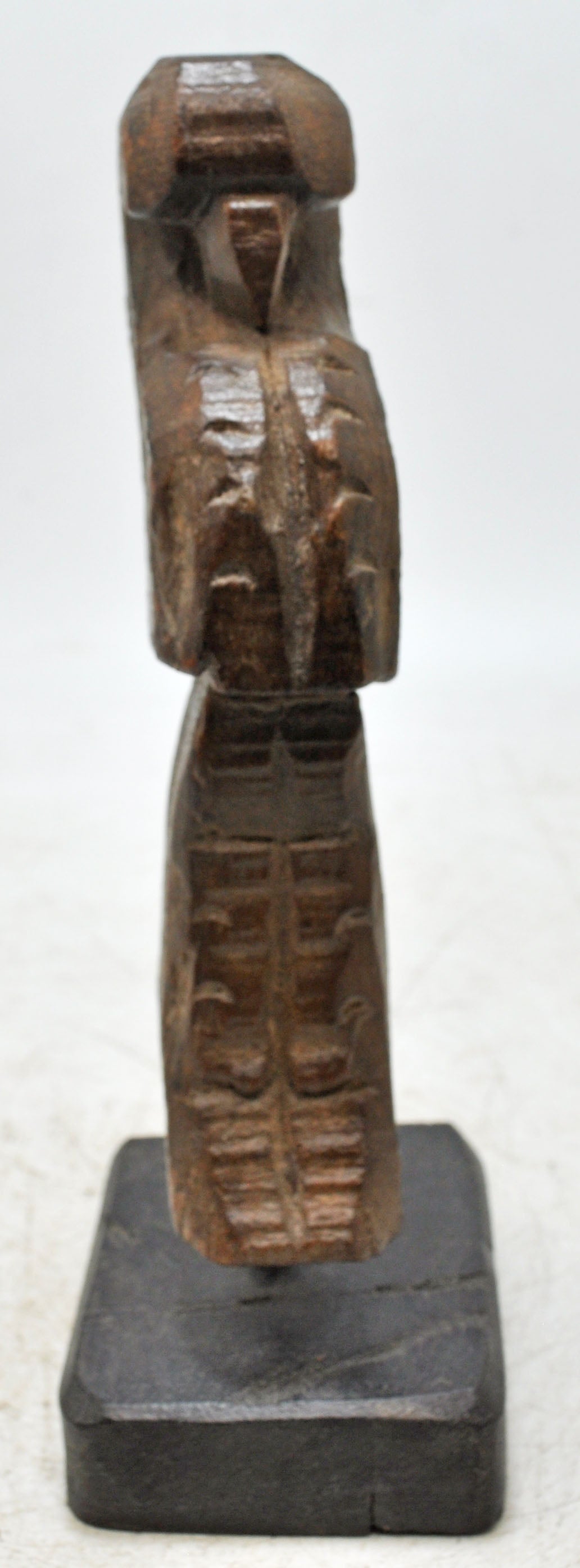 Antique Wooden Bird Parrot Figurine Original Old Hand Carved