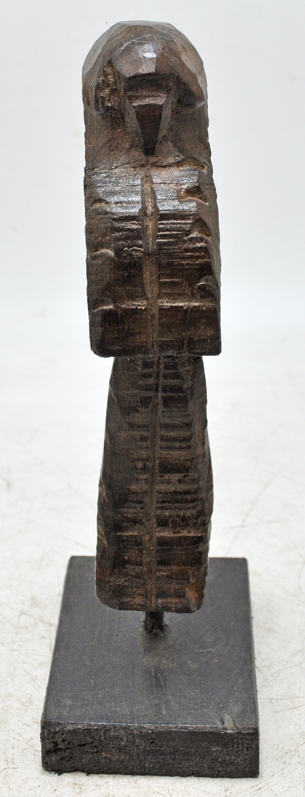 Antique Wooden Bird Parrot Figurine Original Old Hand Carved