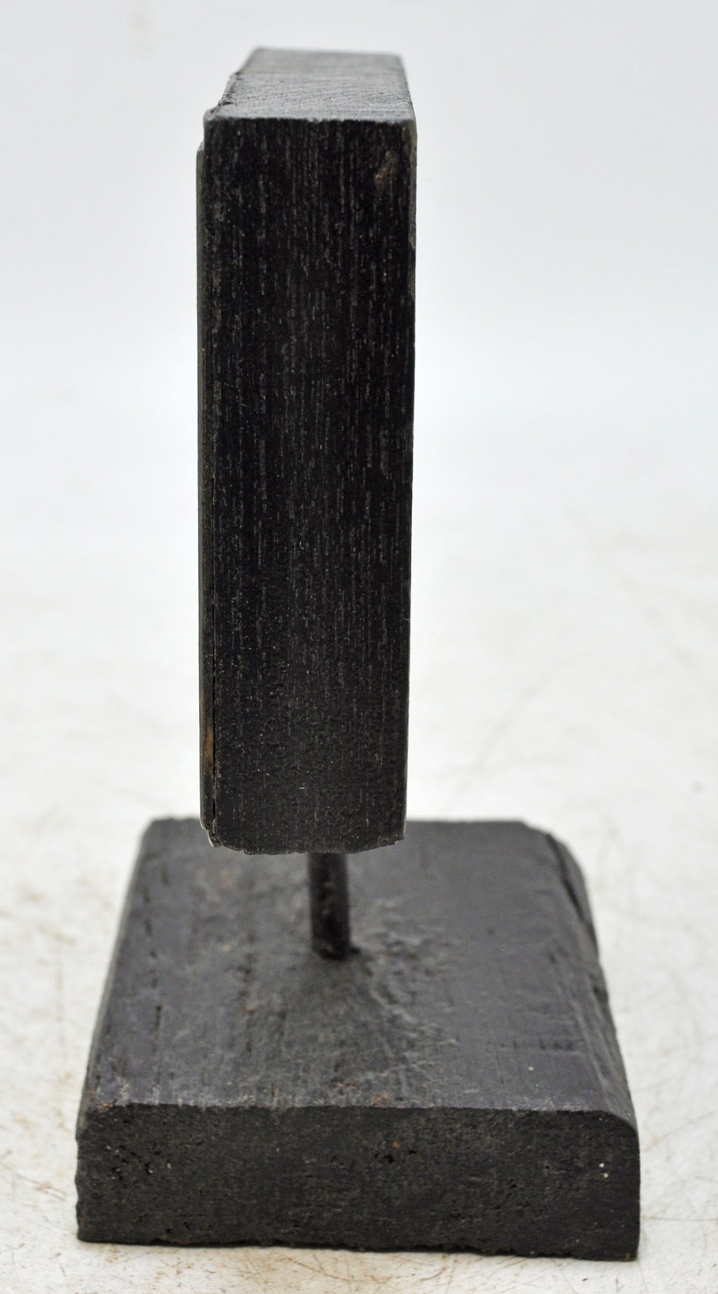 Antique Wooden Metal Printing Press Dye on Stand Original Old Hand Crafted