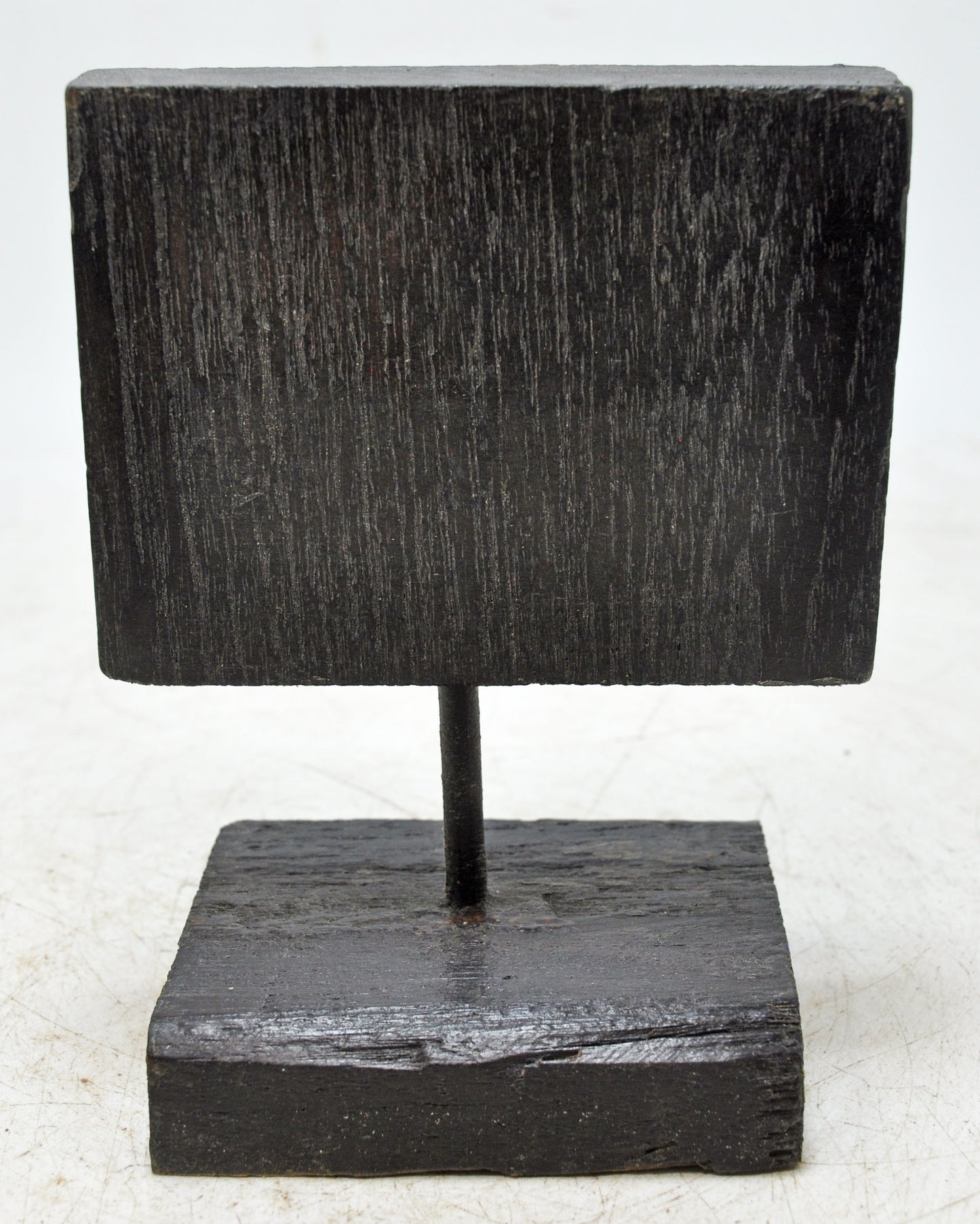 Antique Wooden Metal Printing Press Dye on Stand Original Old Hand Crafted