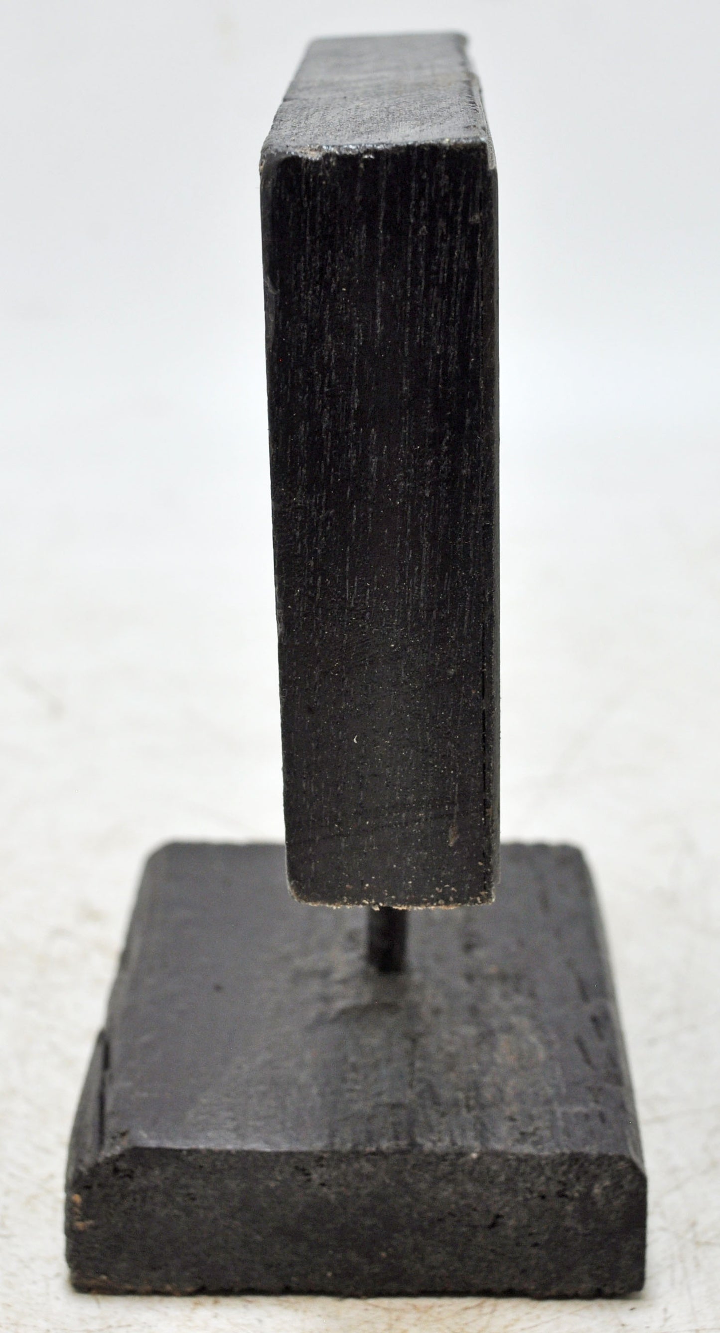 Antique Wooden Metal Printing Press Dye on Stand Original Old Hand Crafted