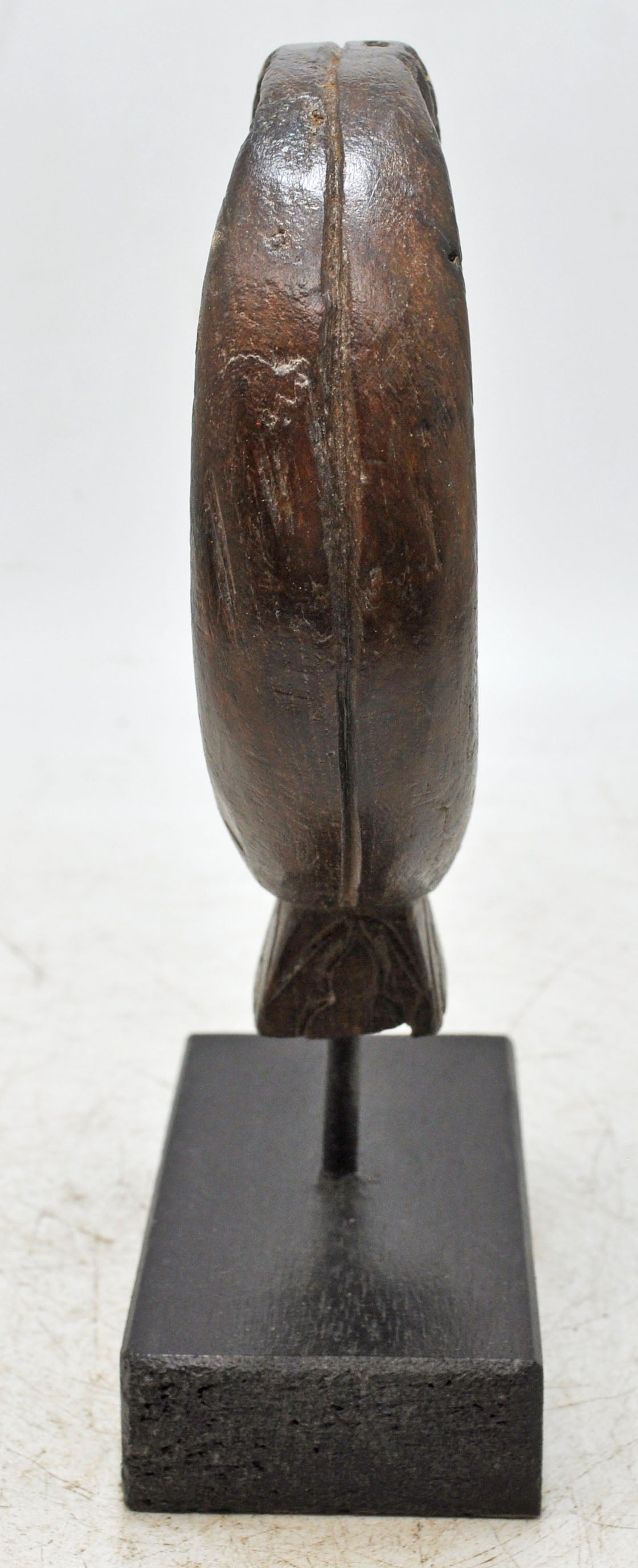 Antique Wooden Deer Carving Panel Plaque on Stand Original Old Hand Carved