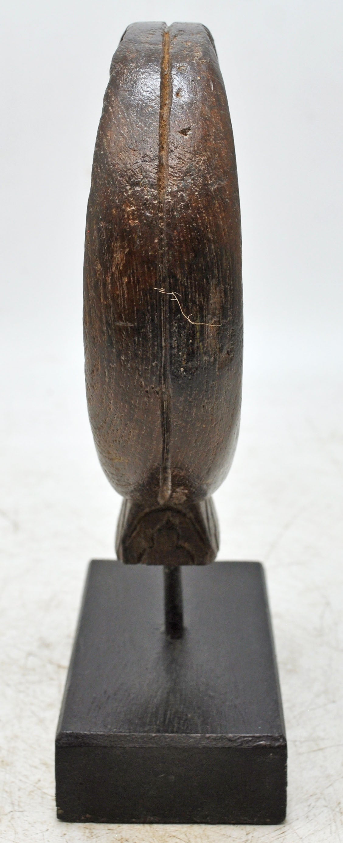 Antique Wooden Deer Carving Panel Plaque on Stand Original Old Hand Carved