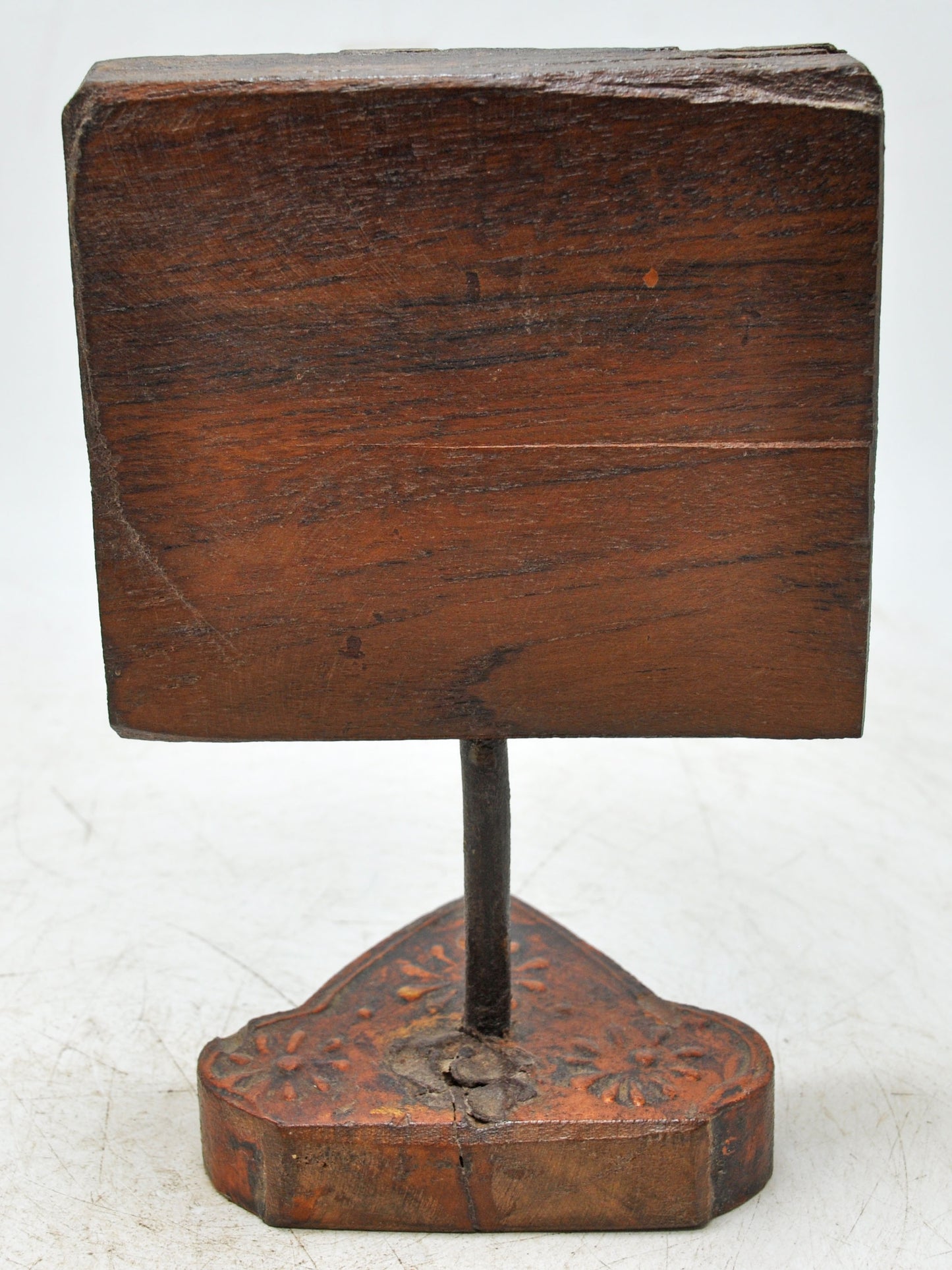 Antique Wooden Floral Carving Panel Plaque Original Old Fine Hand Carved