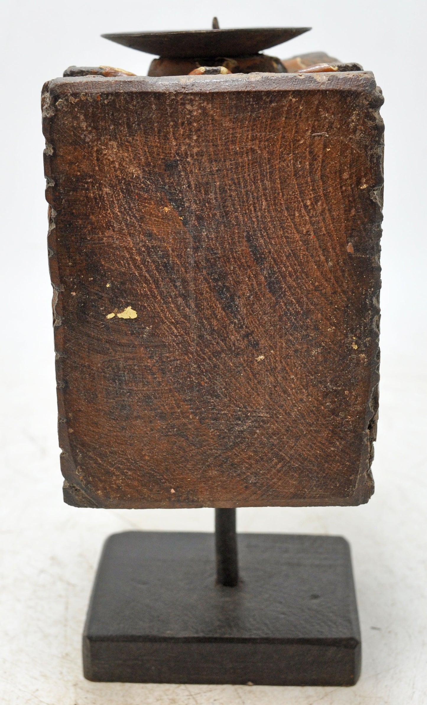 Antique Wooden Bracket Carving Candle Holder Original Old Hand Carved